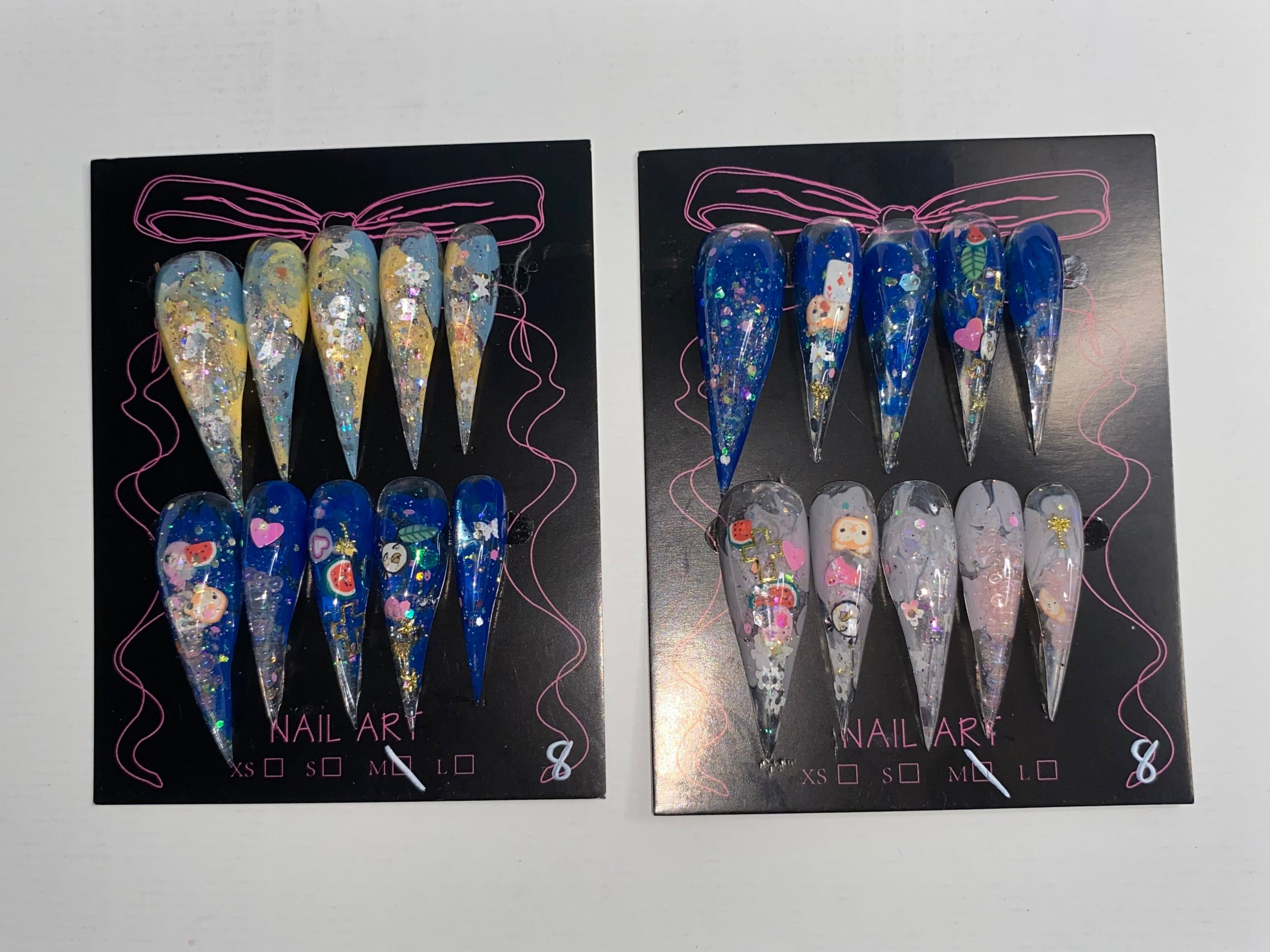 Claw Press-On Nails (Medium Size)