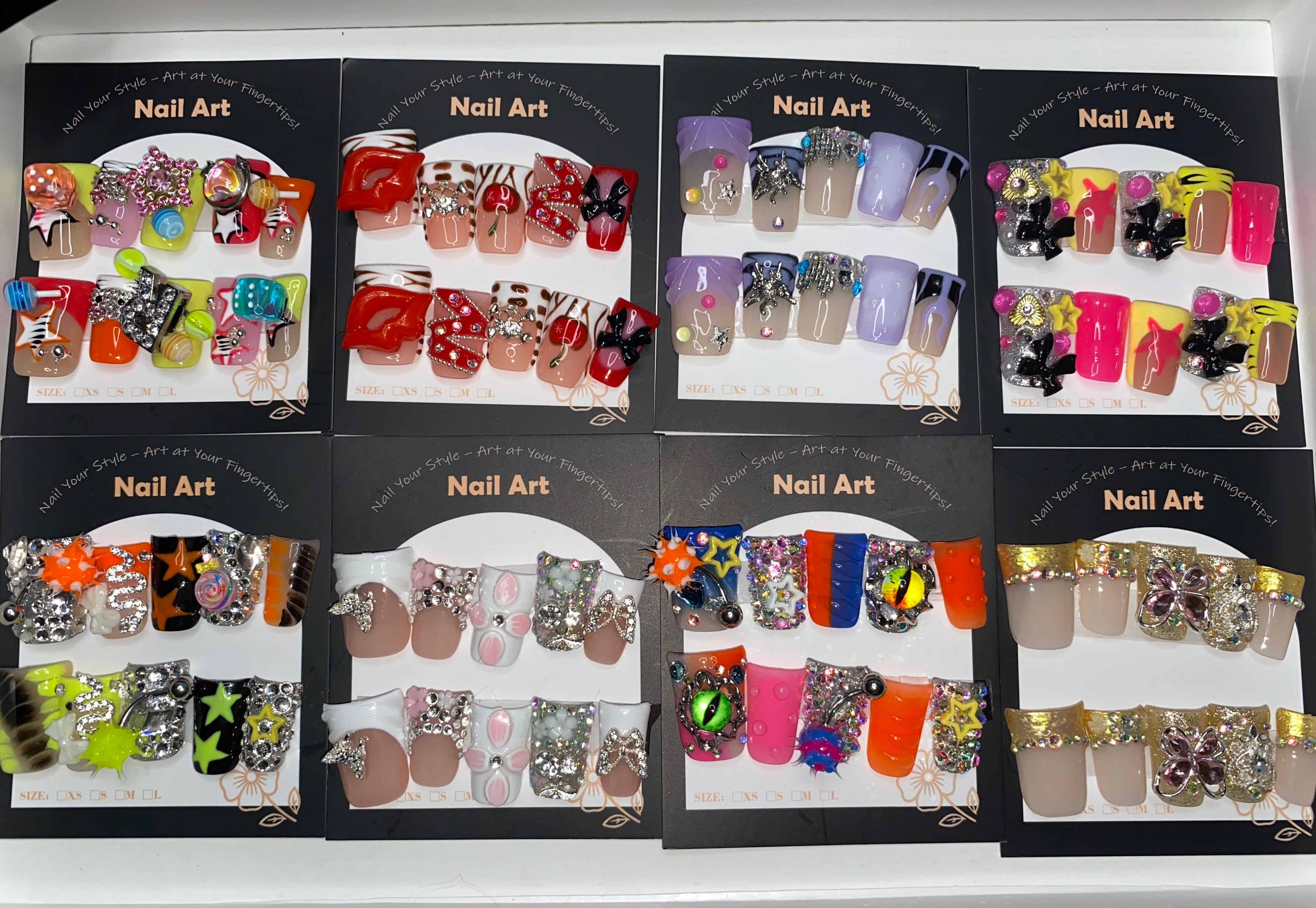 Press-On Duck Nails (Medium)