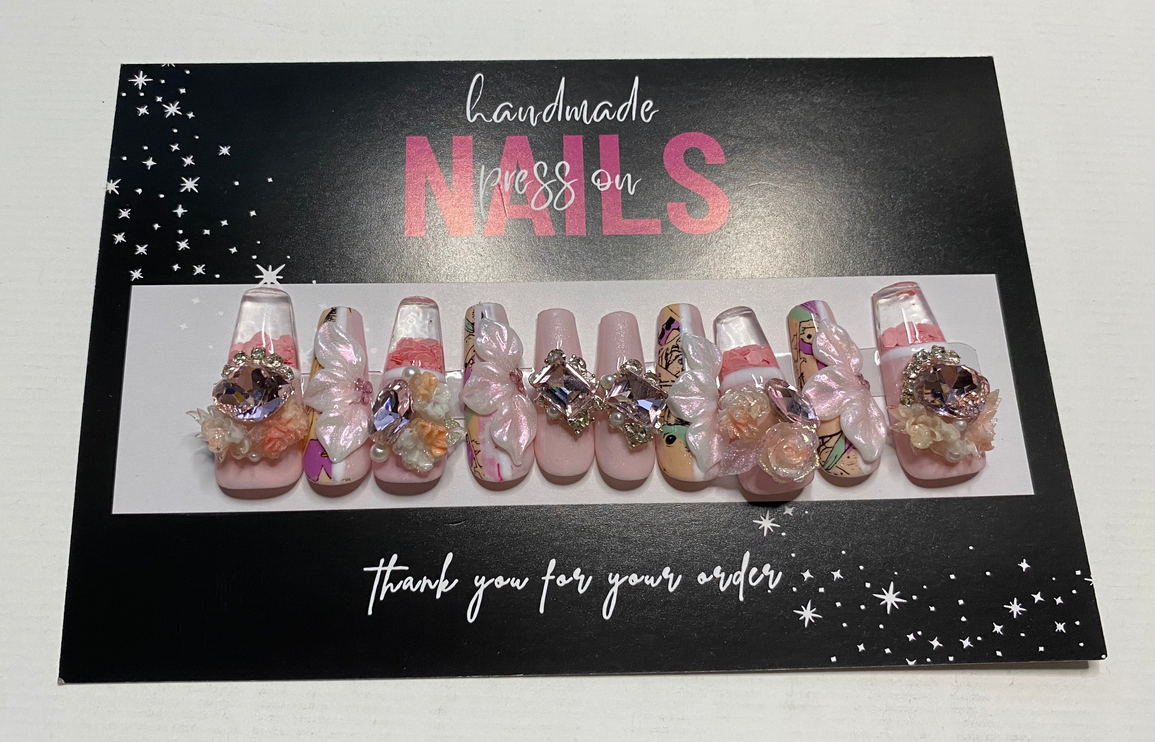 Size Large Press-On Nails (Large Size)