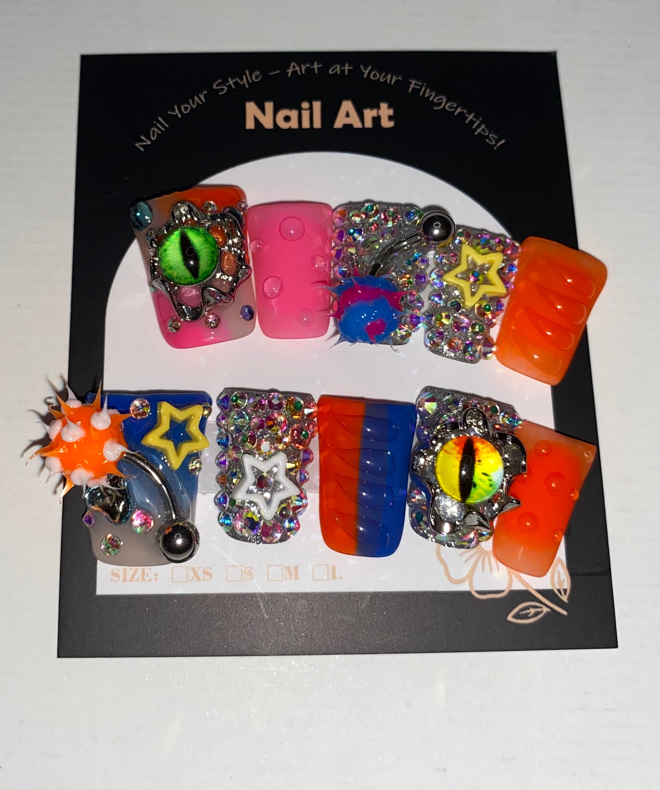 Press-On Duck Nails (Medium Size)