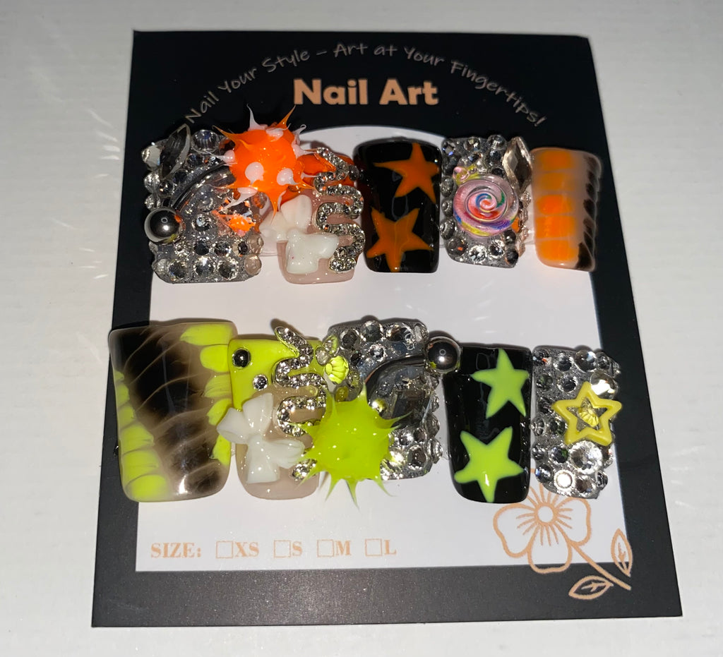 Press-On Duck Nails (Medium Size)