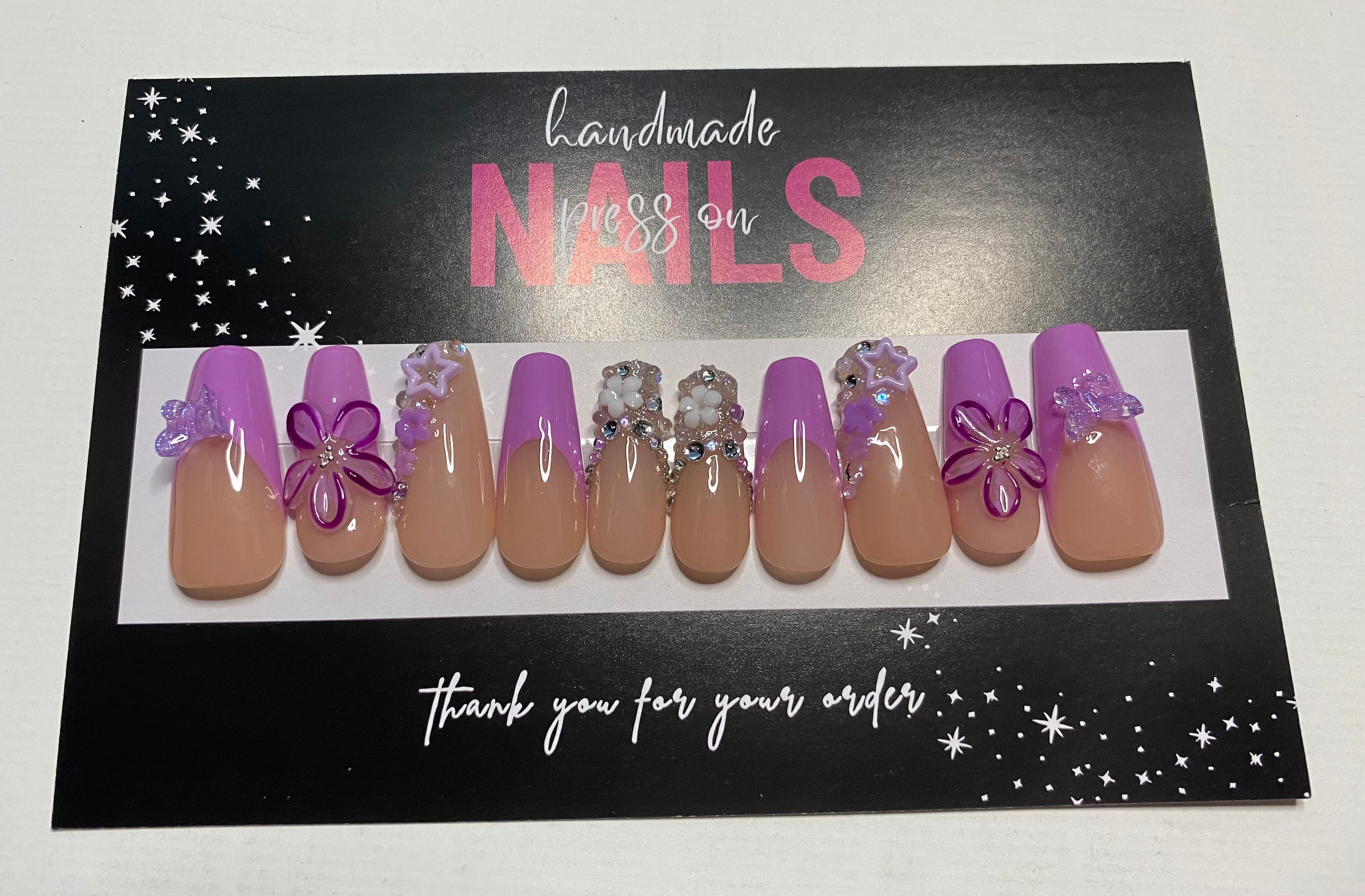 Size Large Press-On Nails (Large Size)