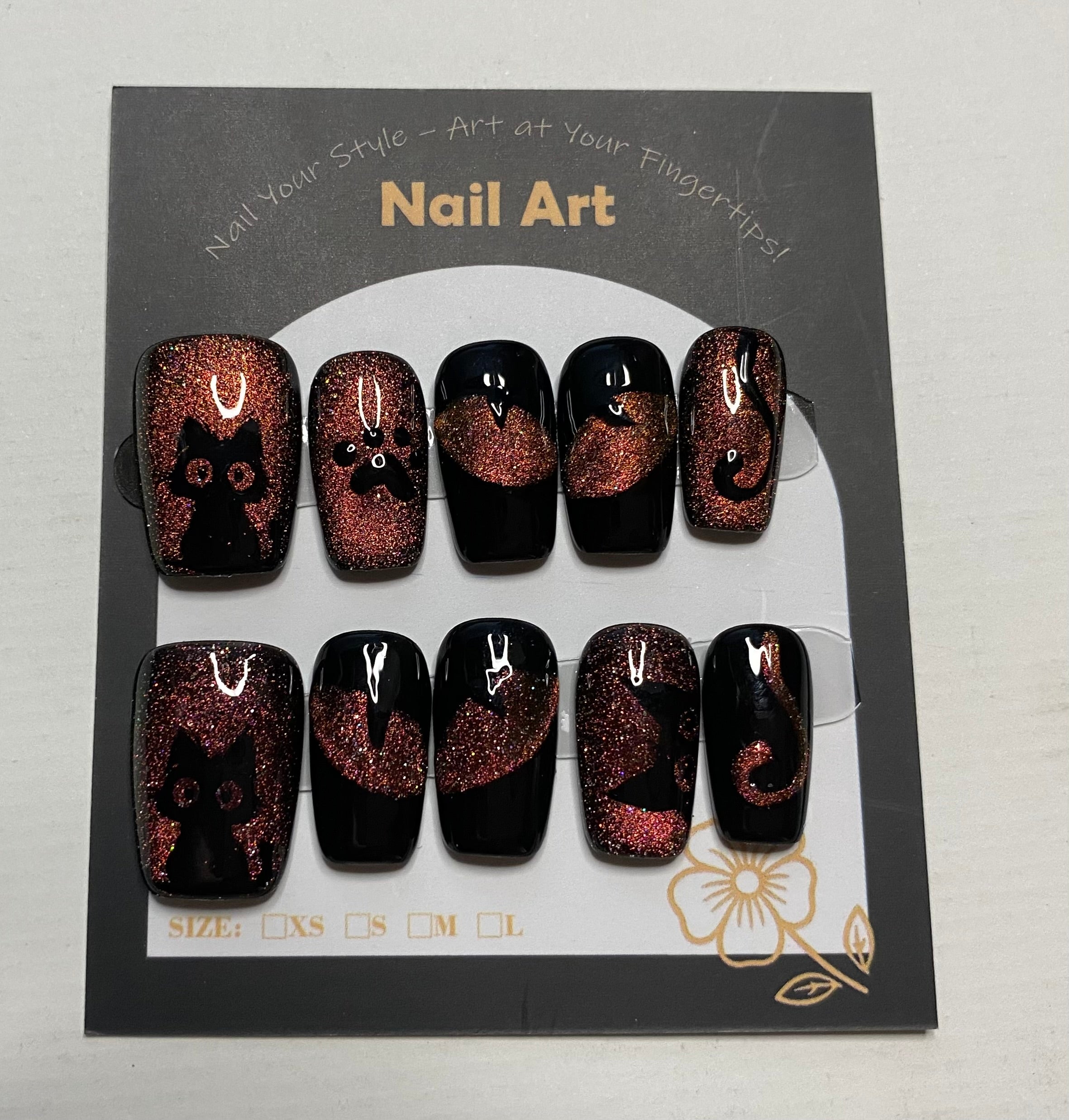 Size Large Press-On Nails (Large Size)