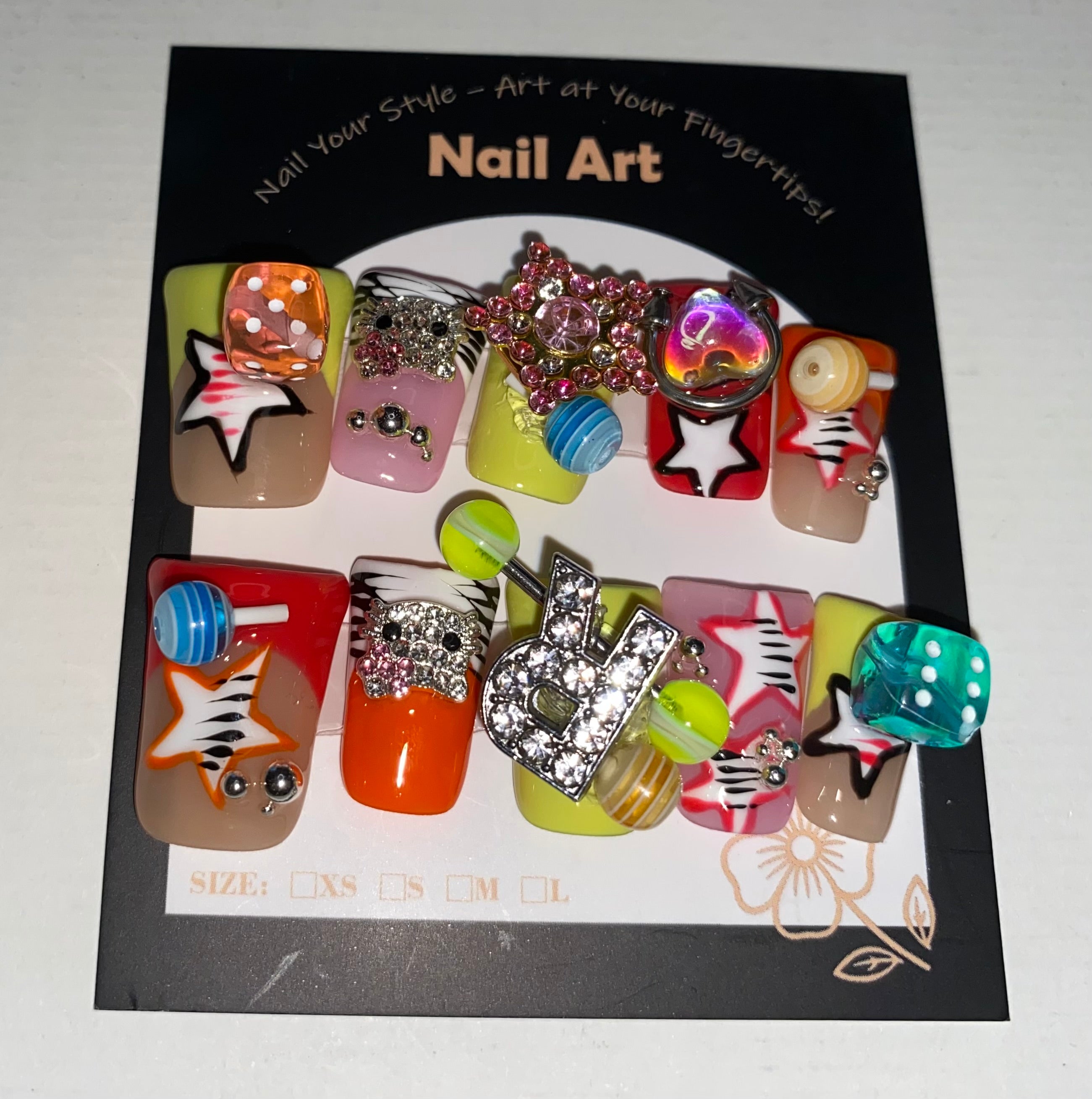 Press-On Duck Nails (Medium Size)