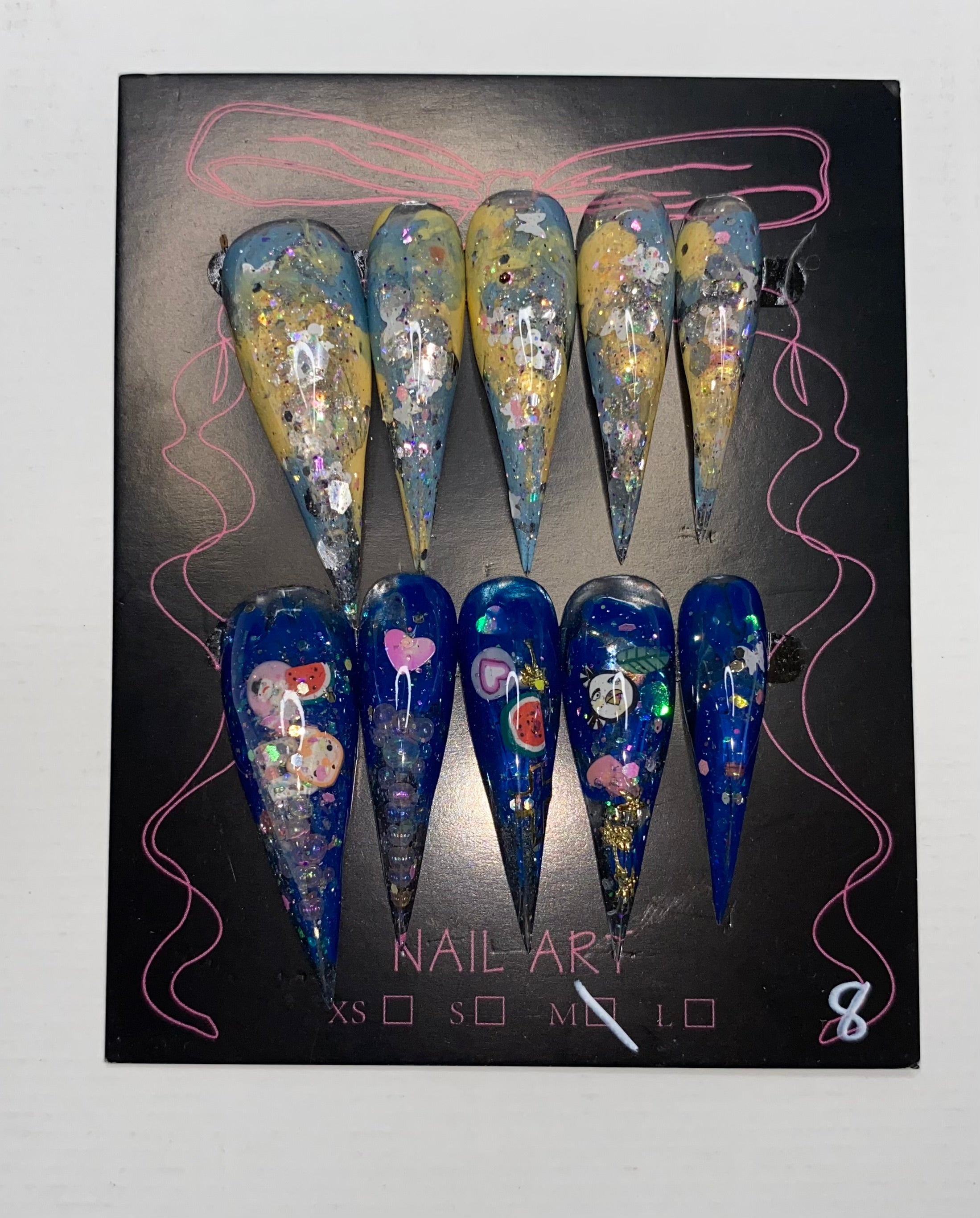 Claw Press-Press On Nails (Medium Size)