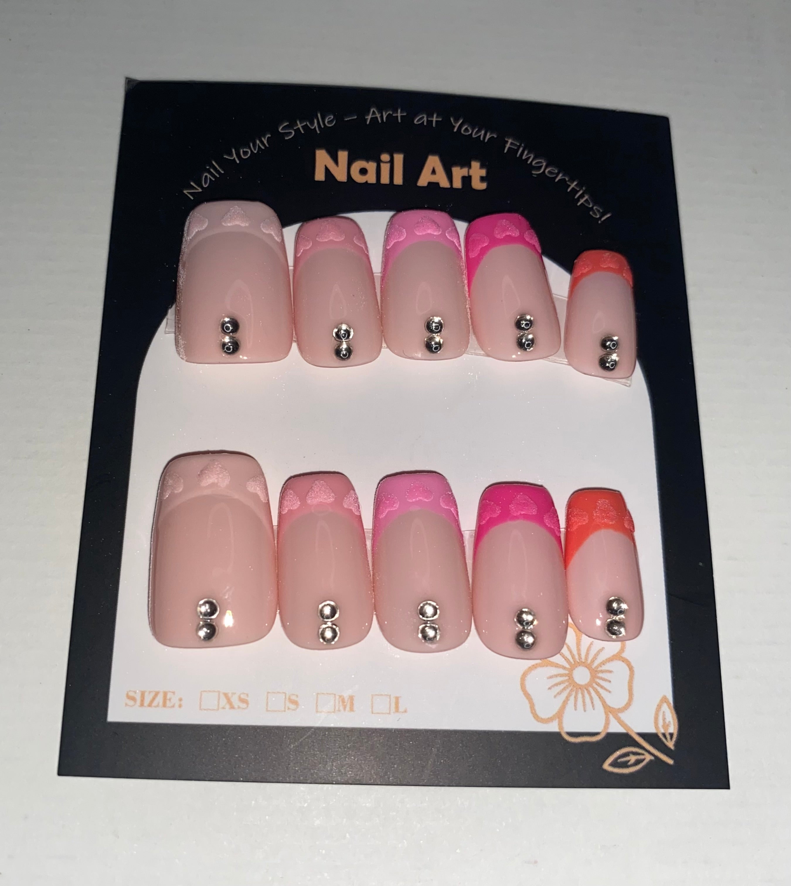 Short Press-On Nails (Medium Size)