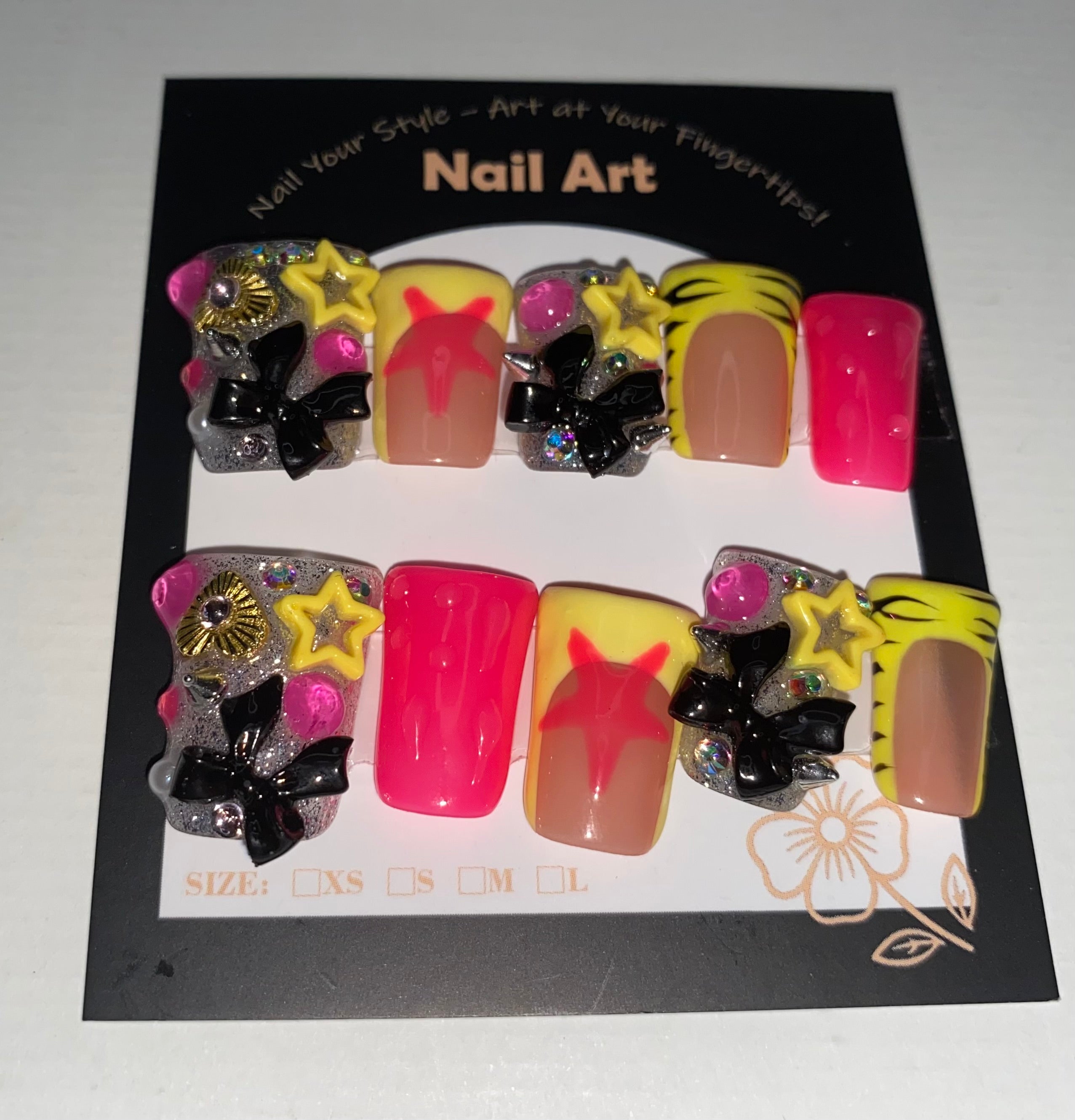 Press-On Duck Nails (Medium Size)