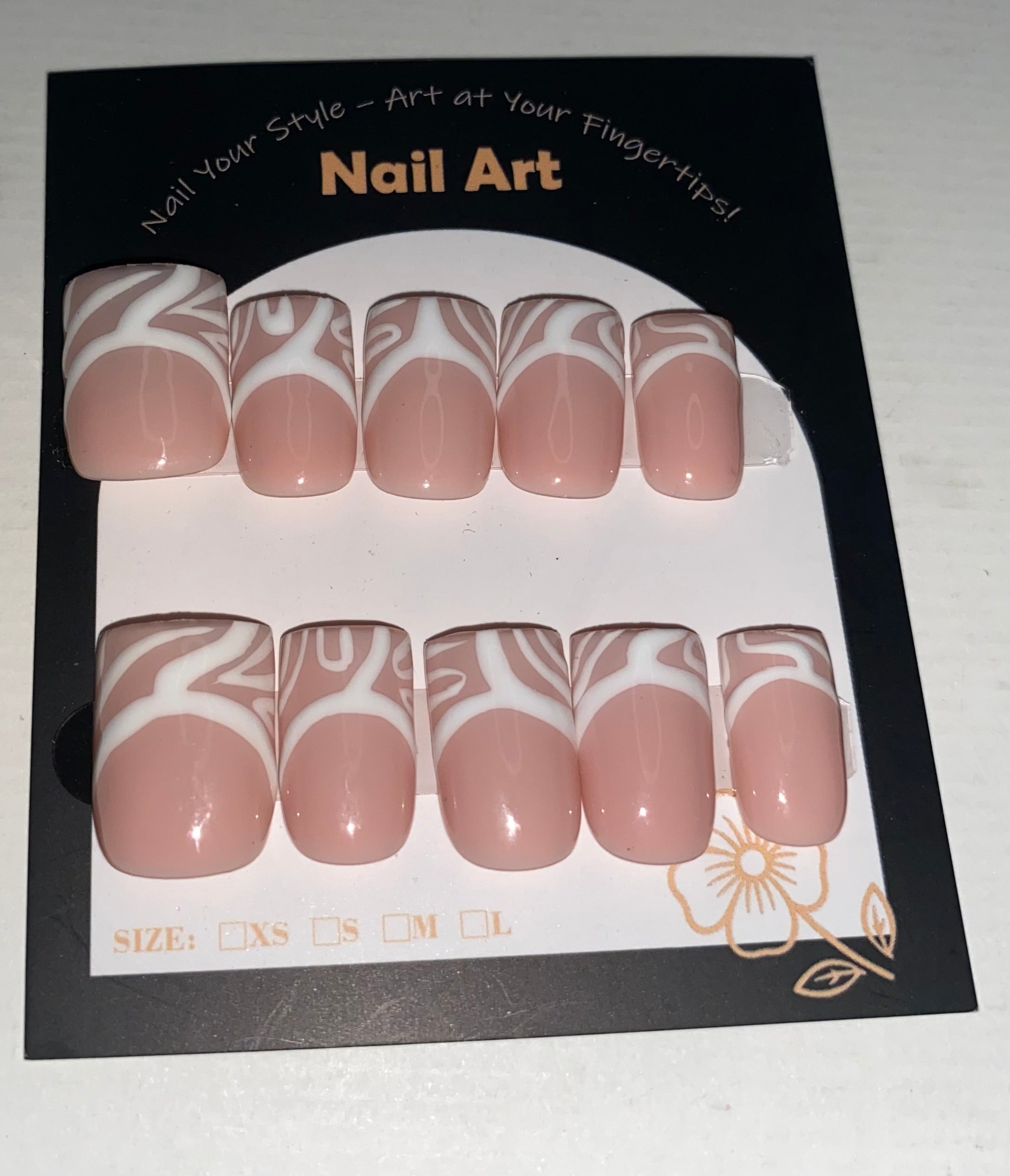 New Medium/Short Press-On Nails (Medium Size)