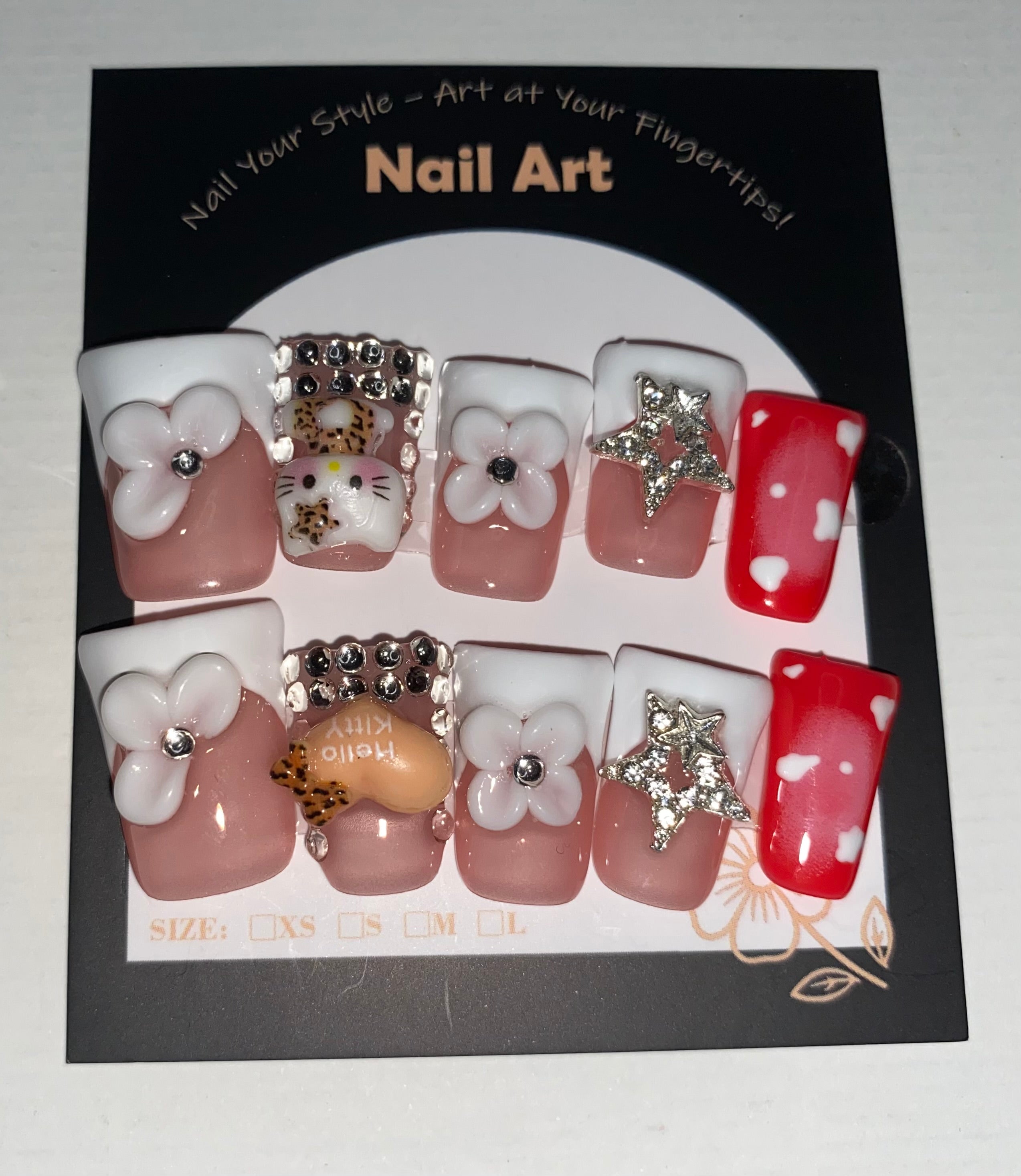 Press-On Duck Nails (Medium Size)