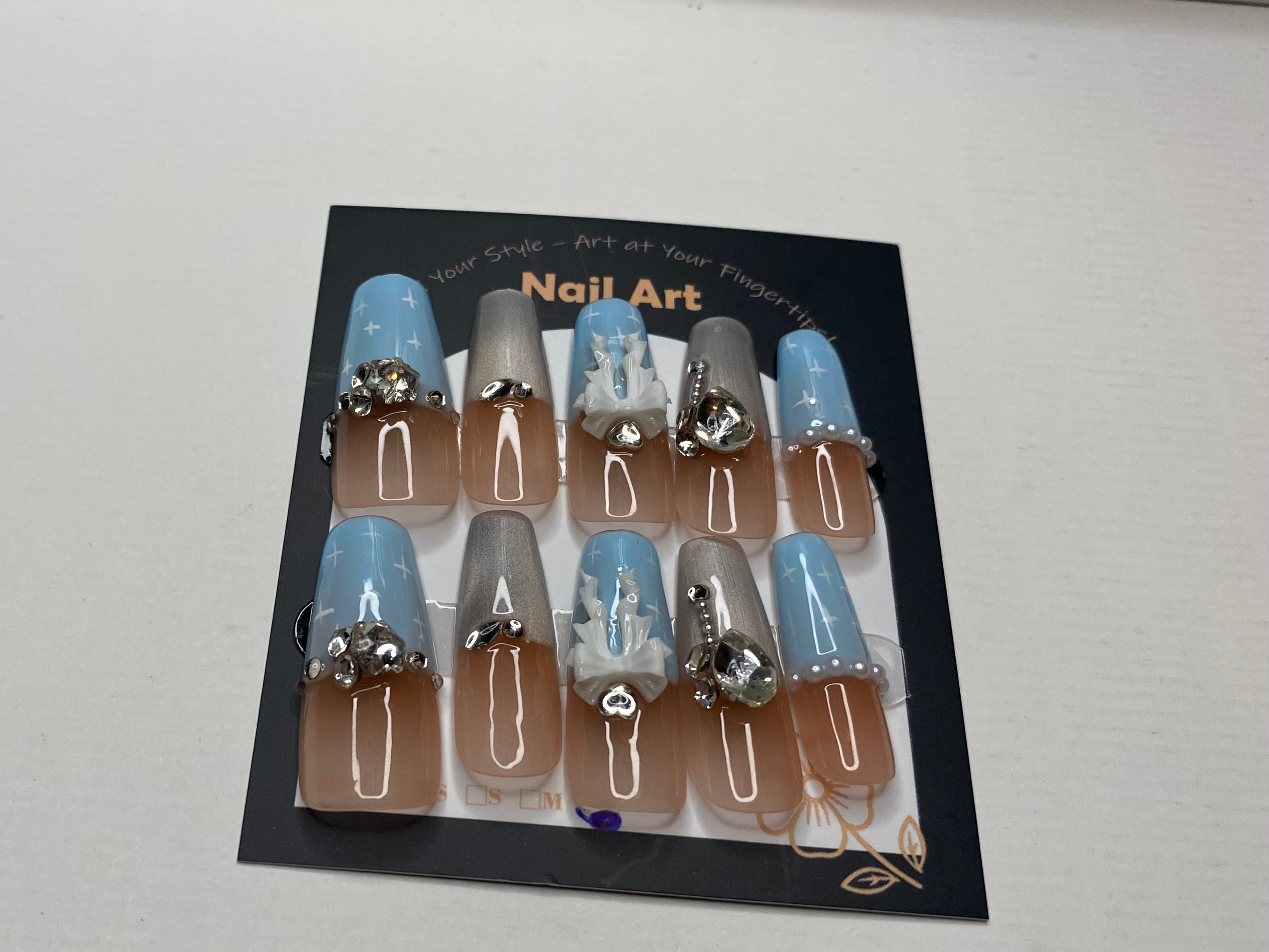 Size Large Press-On Nails (Large Size)