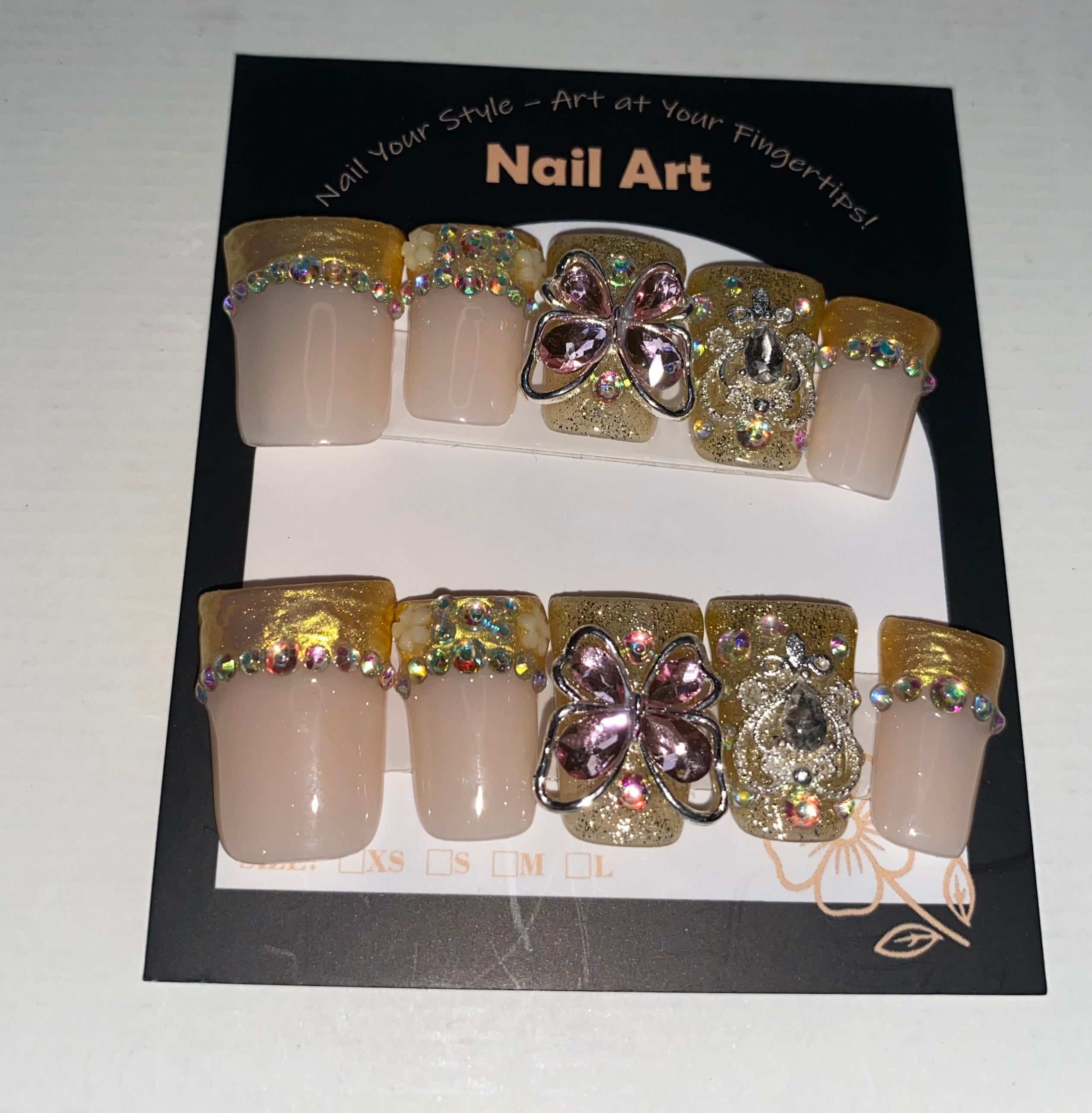 Press-On Duck Nails (Medium Size)