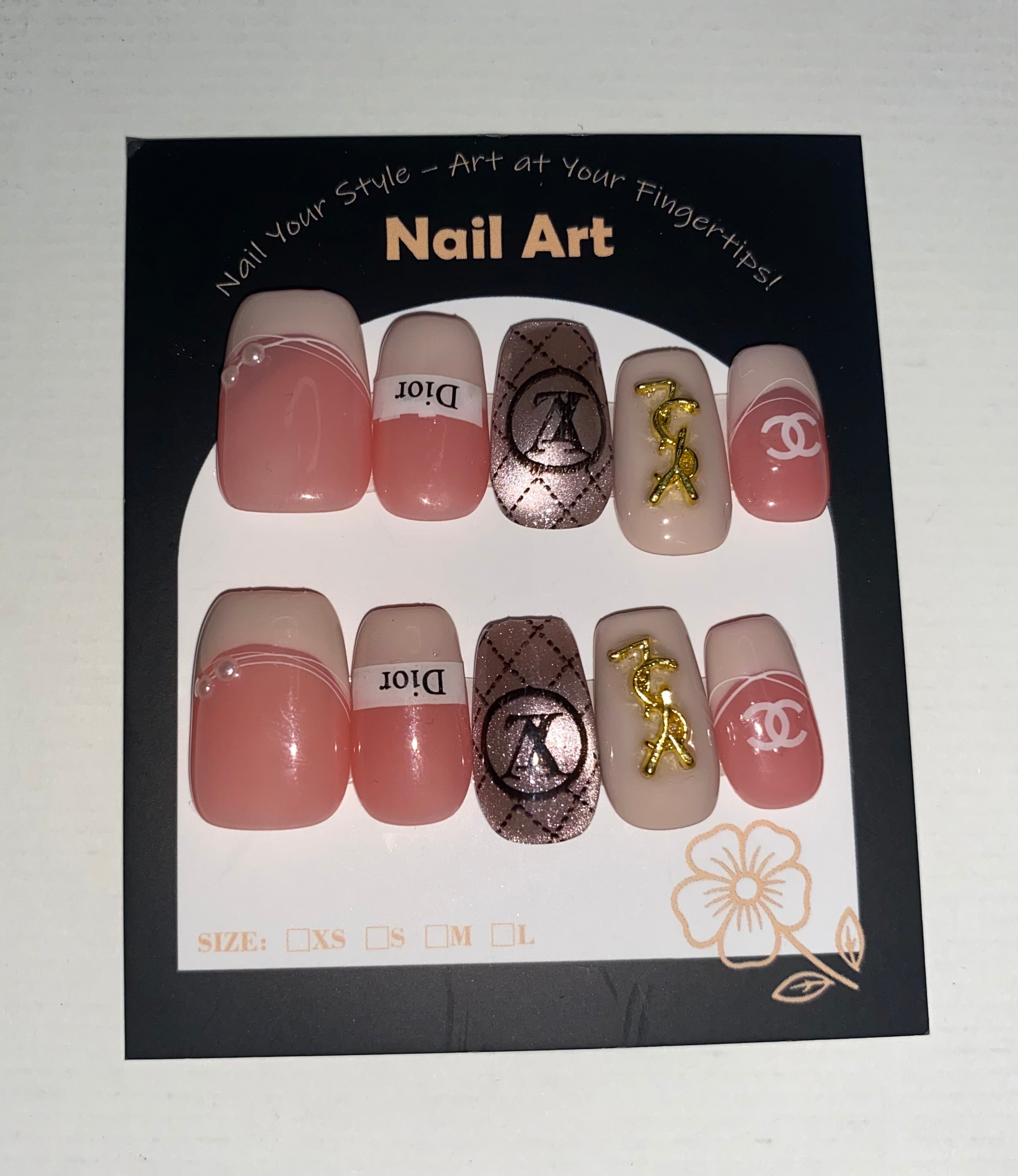 Short Press-On Nails (Medium Size)
