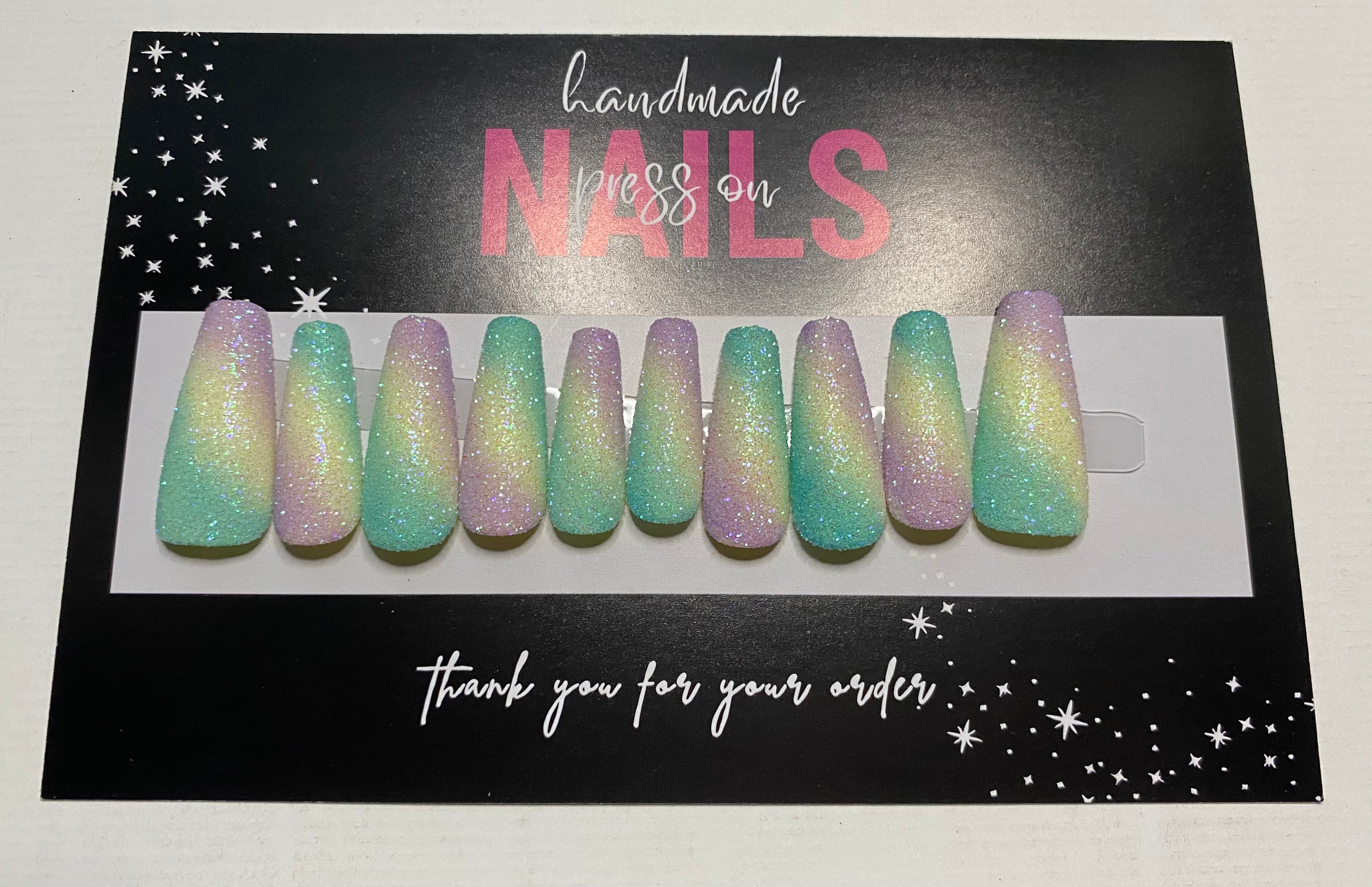 Size Large Press-On Nails (Large Size)