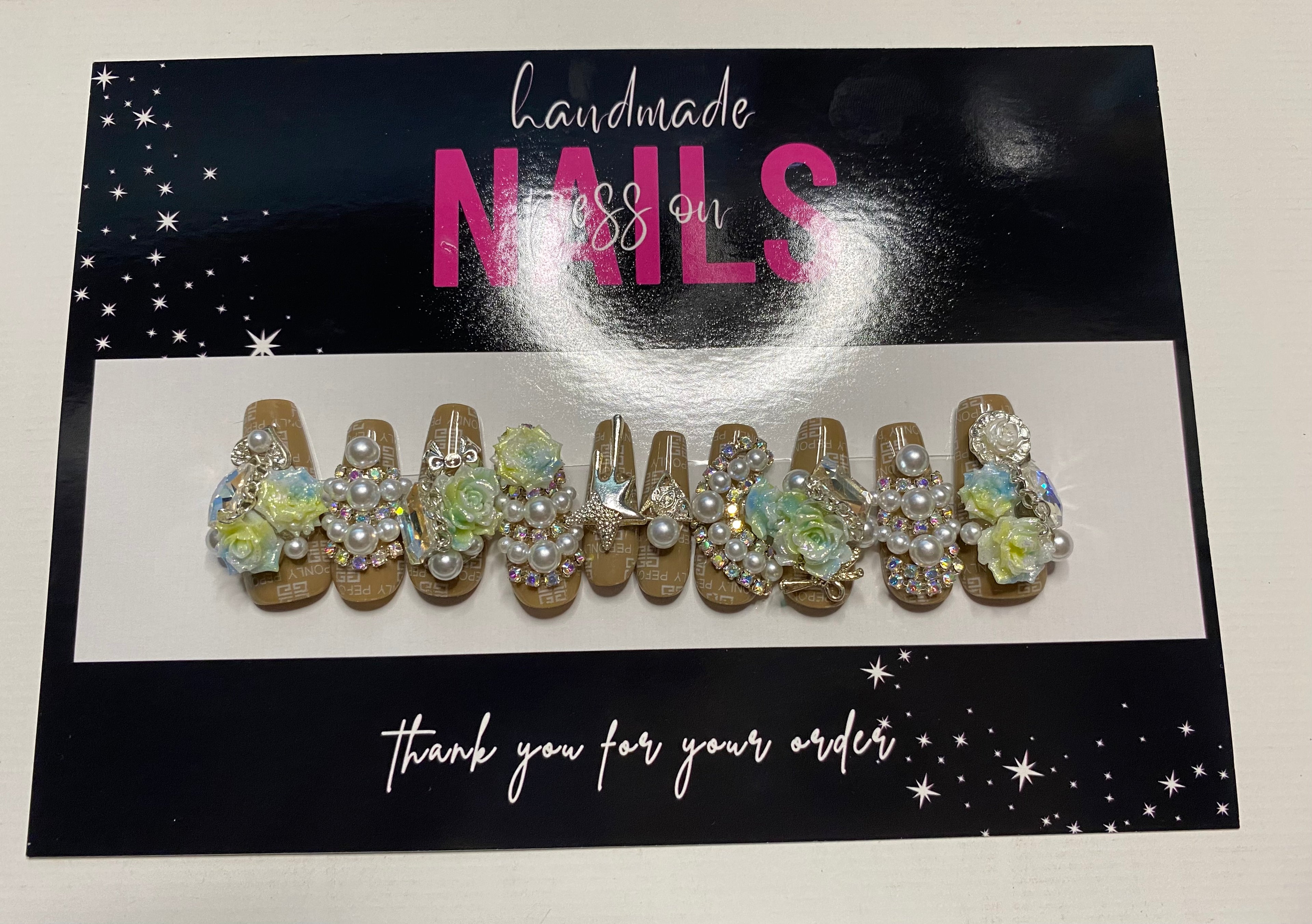 Size Large Press-On Nails (Large Size)