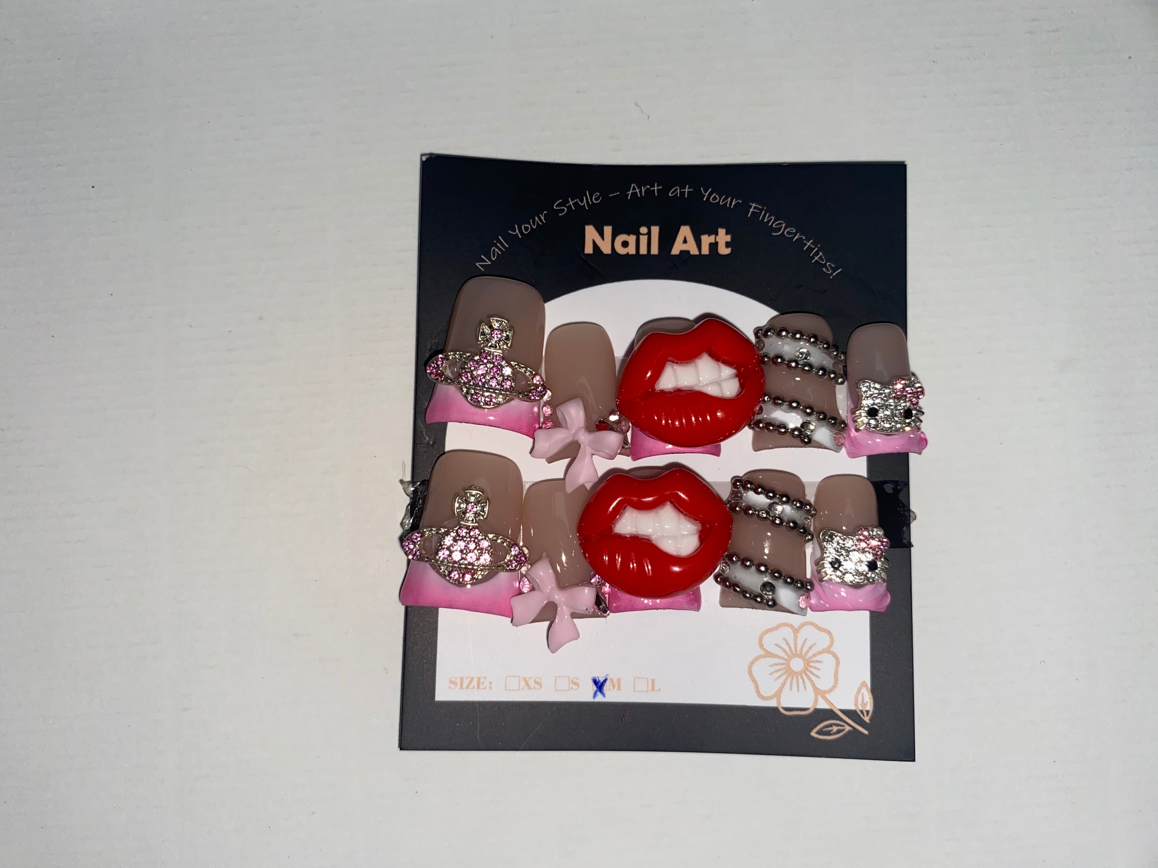 Press-On Duck Nails (Medium Size)