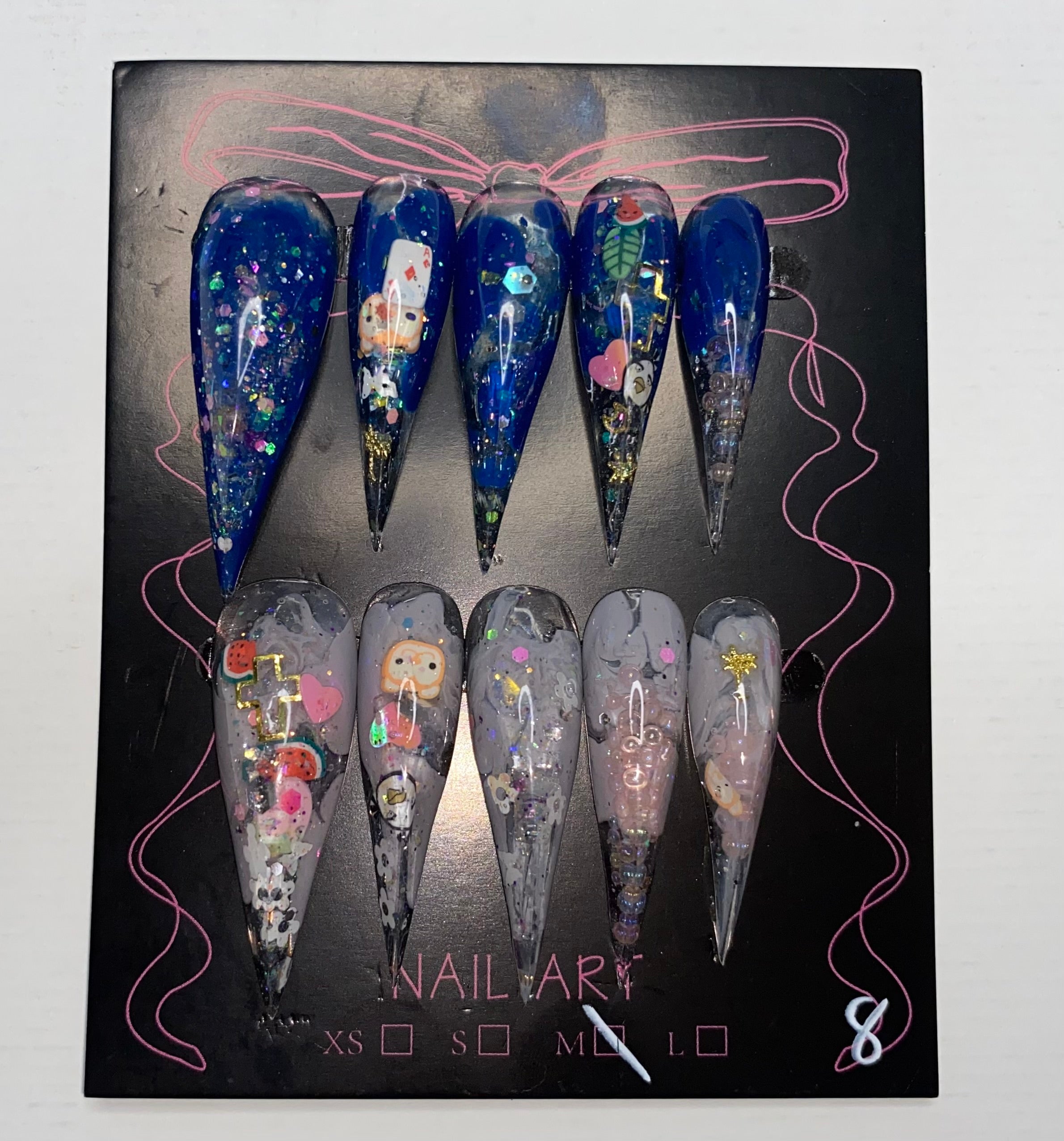 Claw Press-Press On Nails (Medium Size)