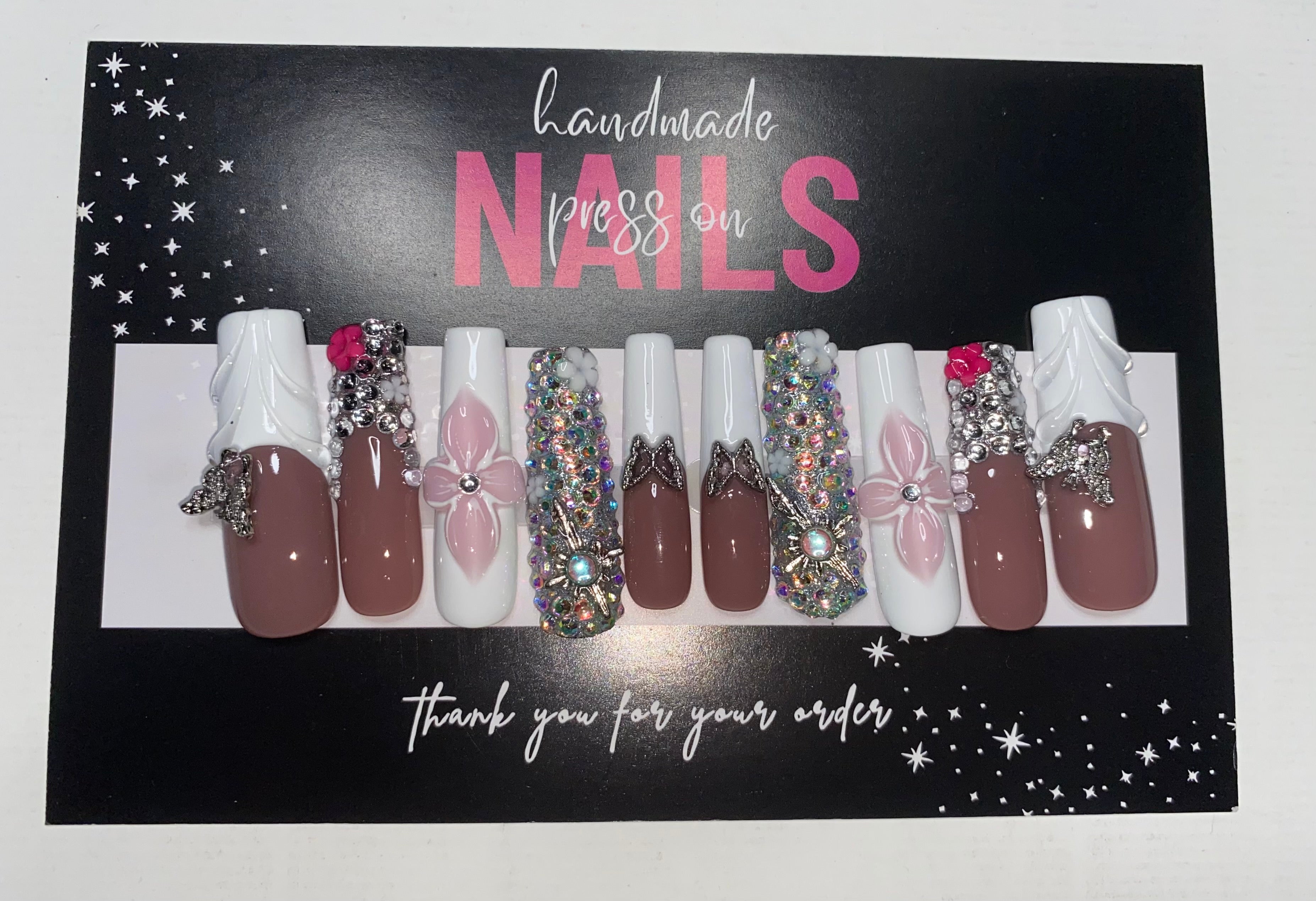 Press-On Junk Nails (Medium Size)