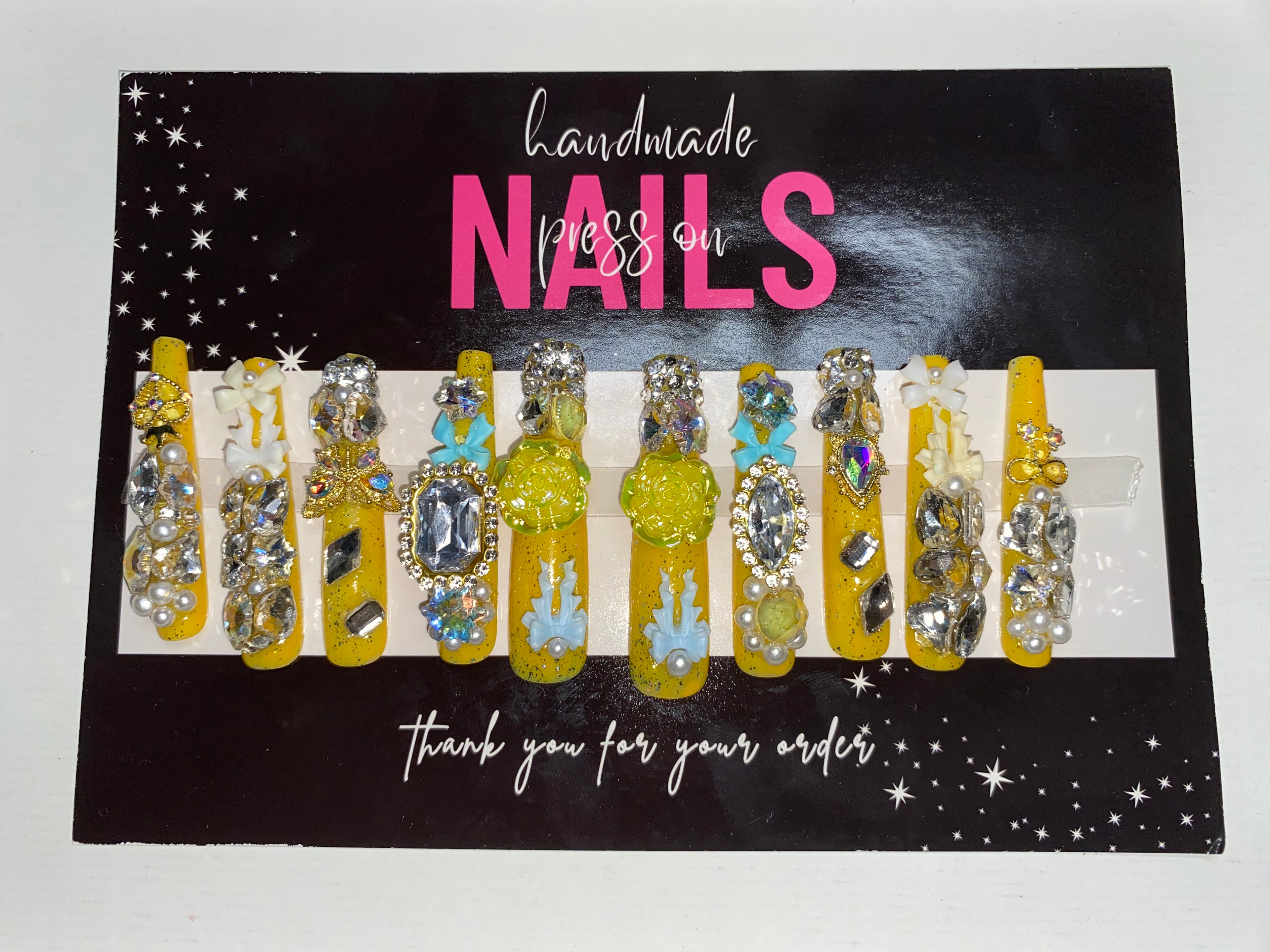 Press-On Junk Nails (Medium Size)