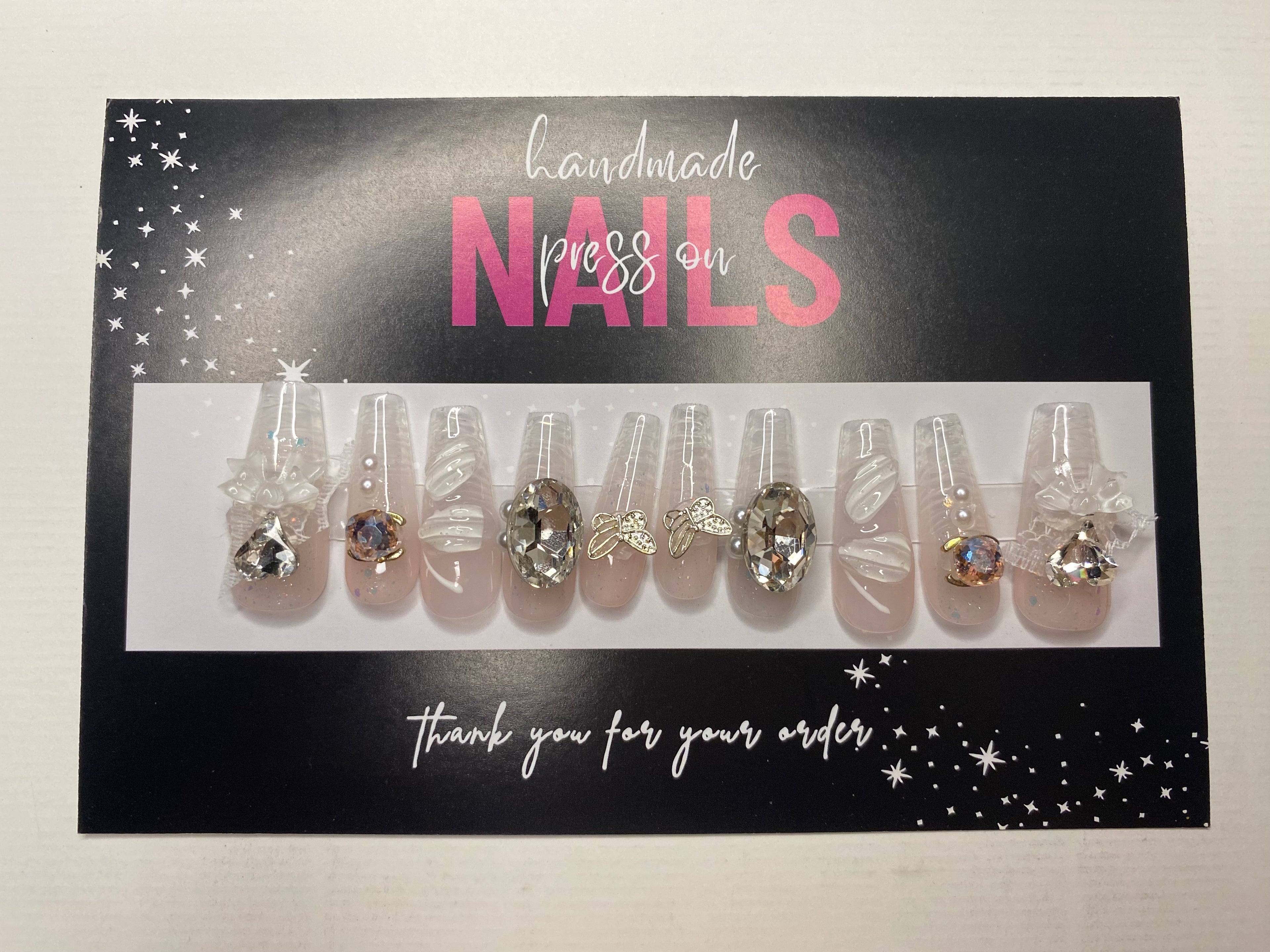Medium Length Press-On Nails (Medium Size)