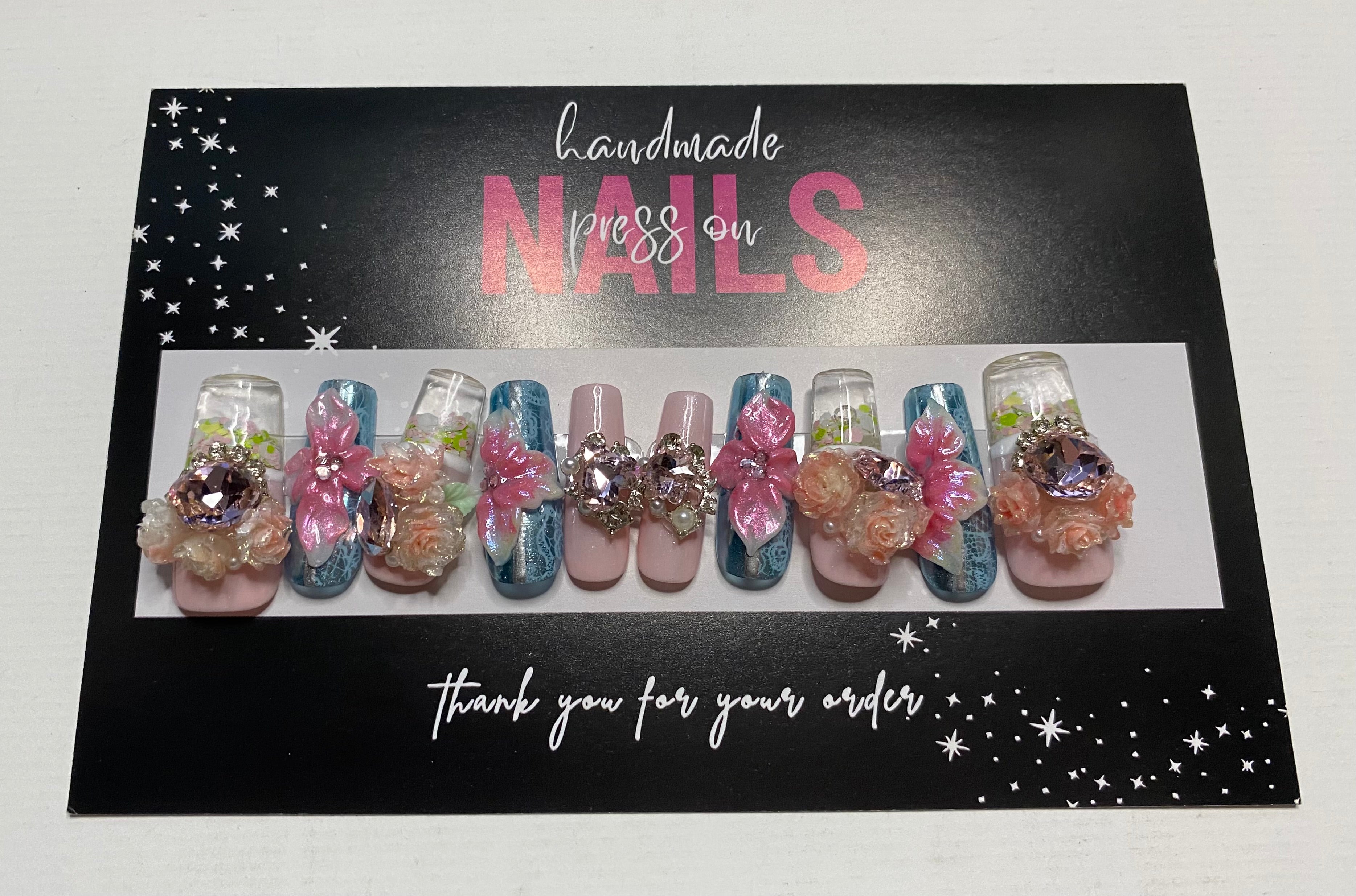 Size Large Press-On Nails (Large Size)