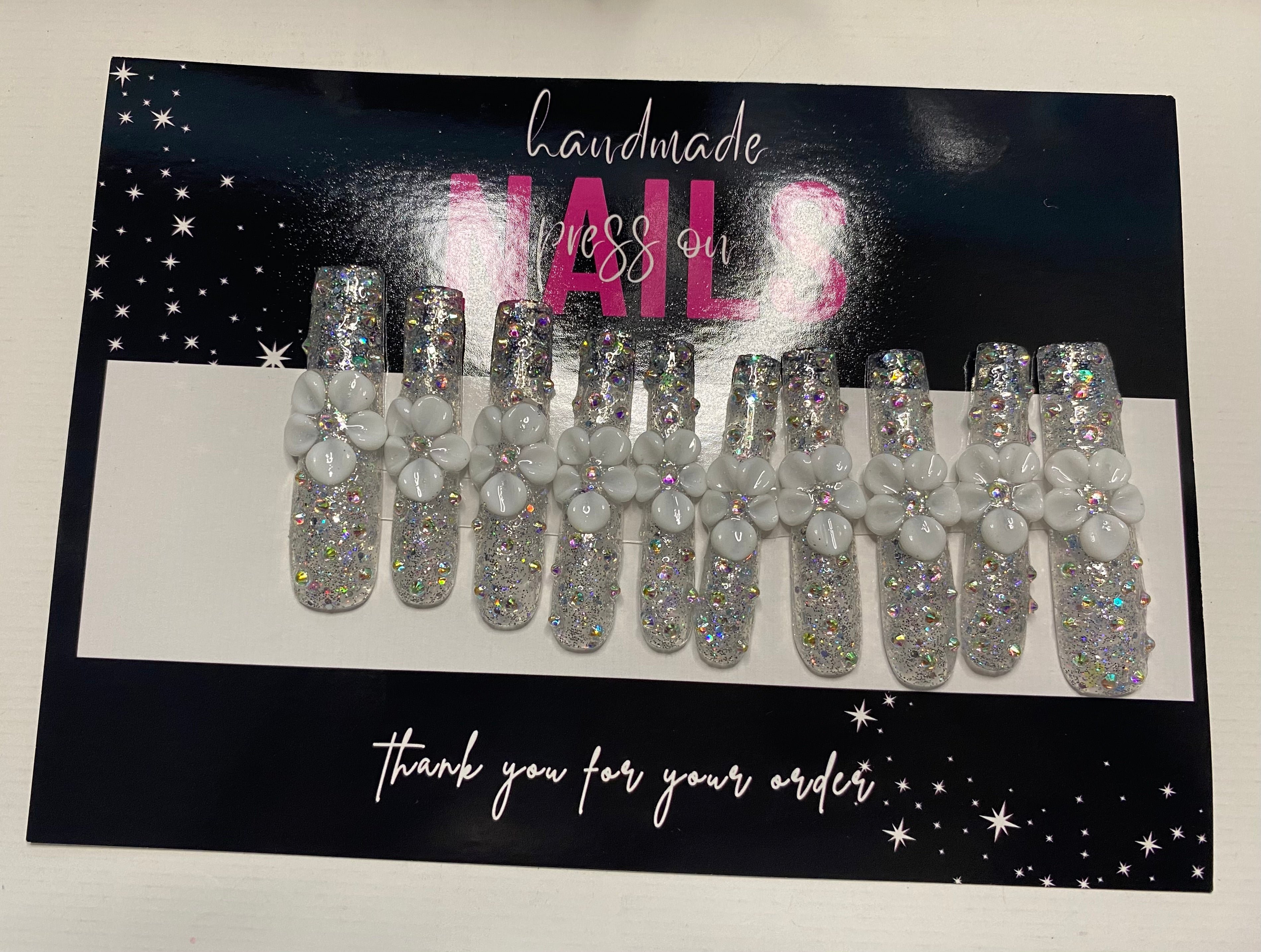Press-On Junk Nails (Medium Size)