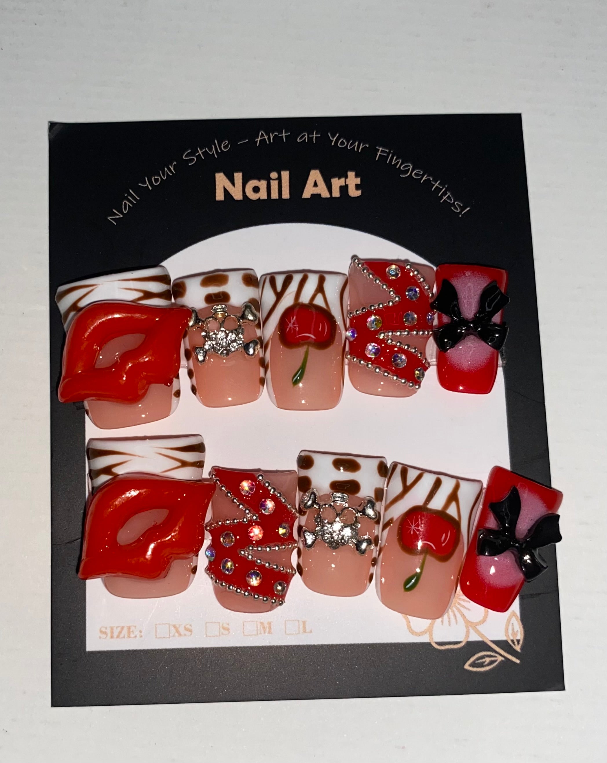 Press-On Duck Nails (Medium Size)
