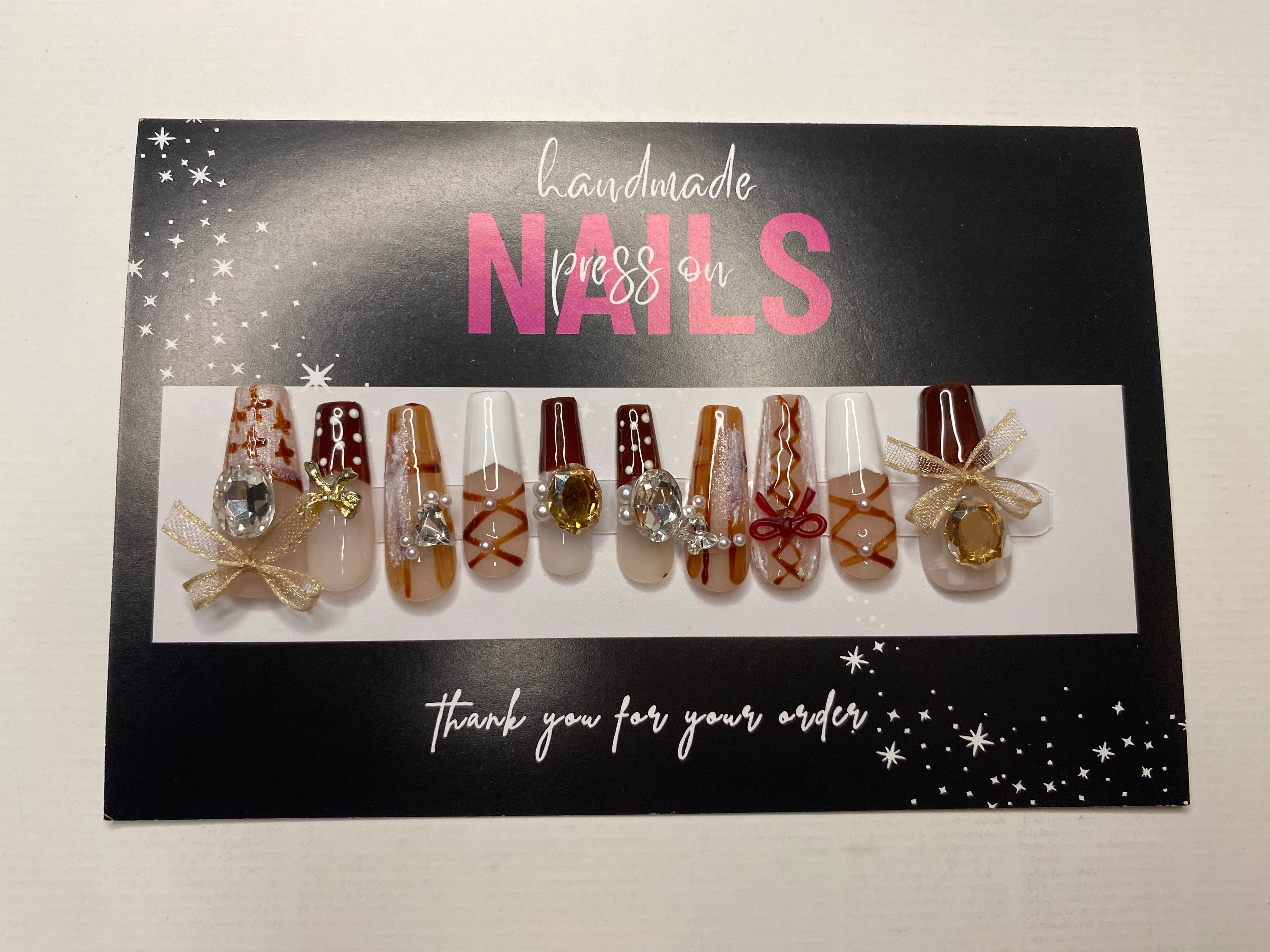 Medium Length Press-On Nails (Medium Size)