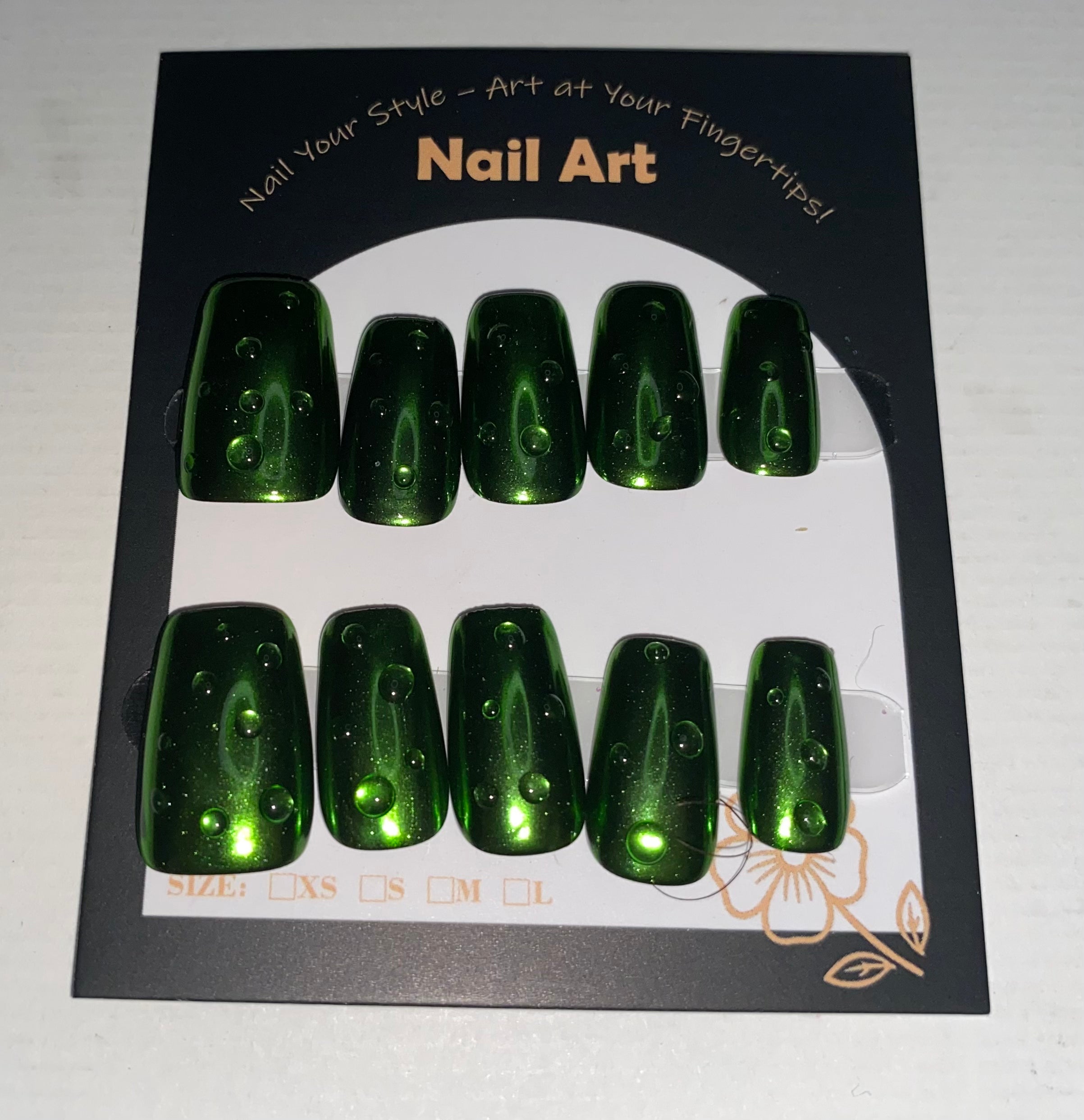 New Medium/Short Press-On Nails (Medium Size)