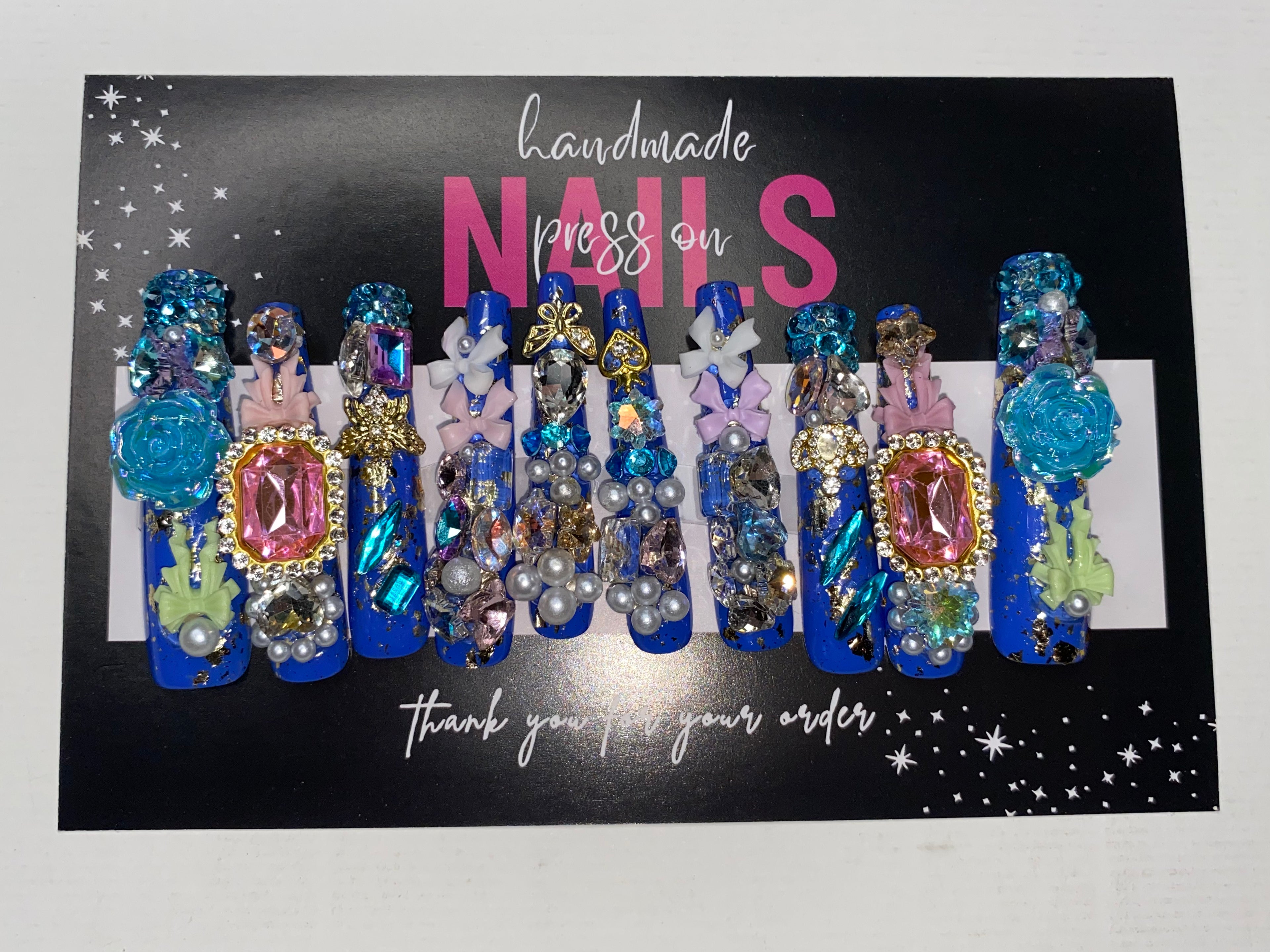 Press-On Junk Nails (Medium Size)