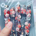 XXL Water/Flower Press On Nails