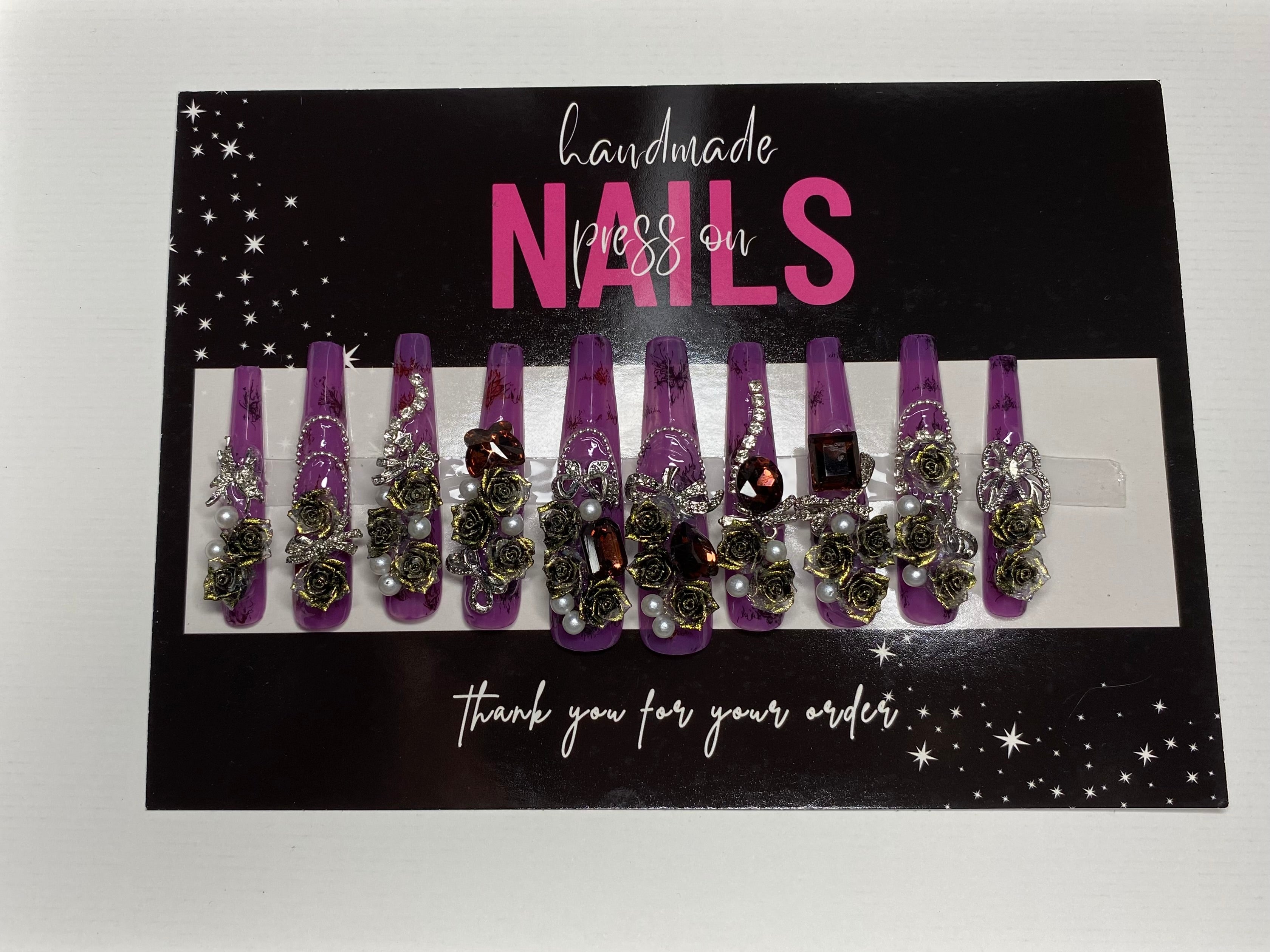 Long Press-On Nails (Medium Size)