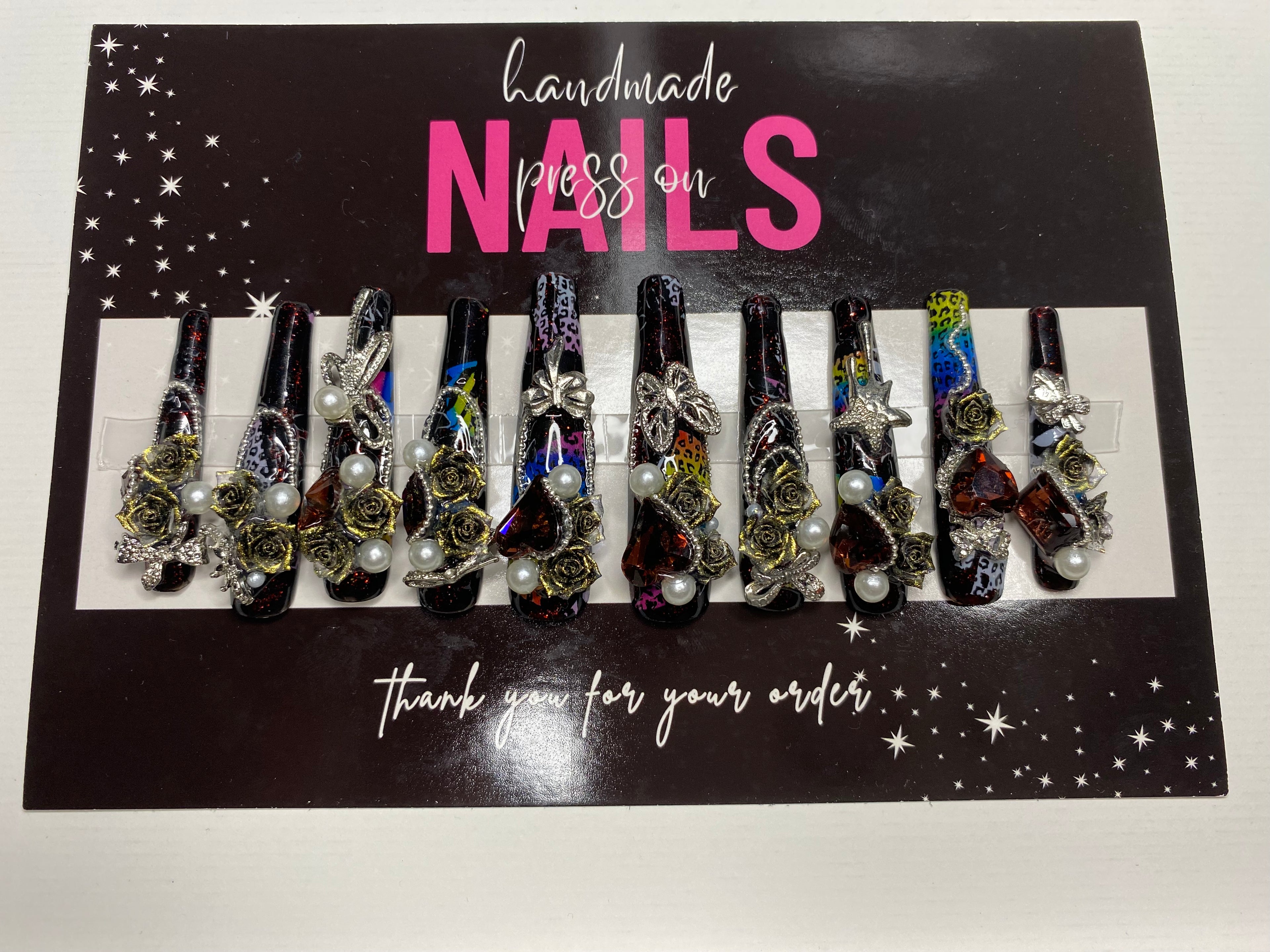 Long Press-On Nails (Medium Size)