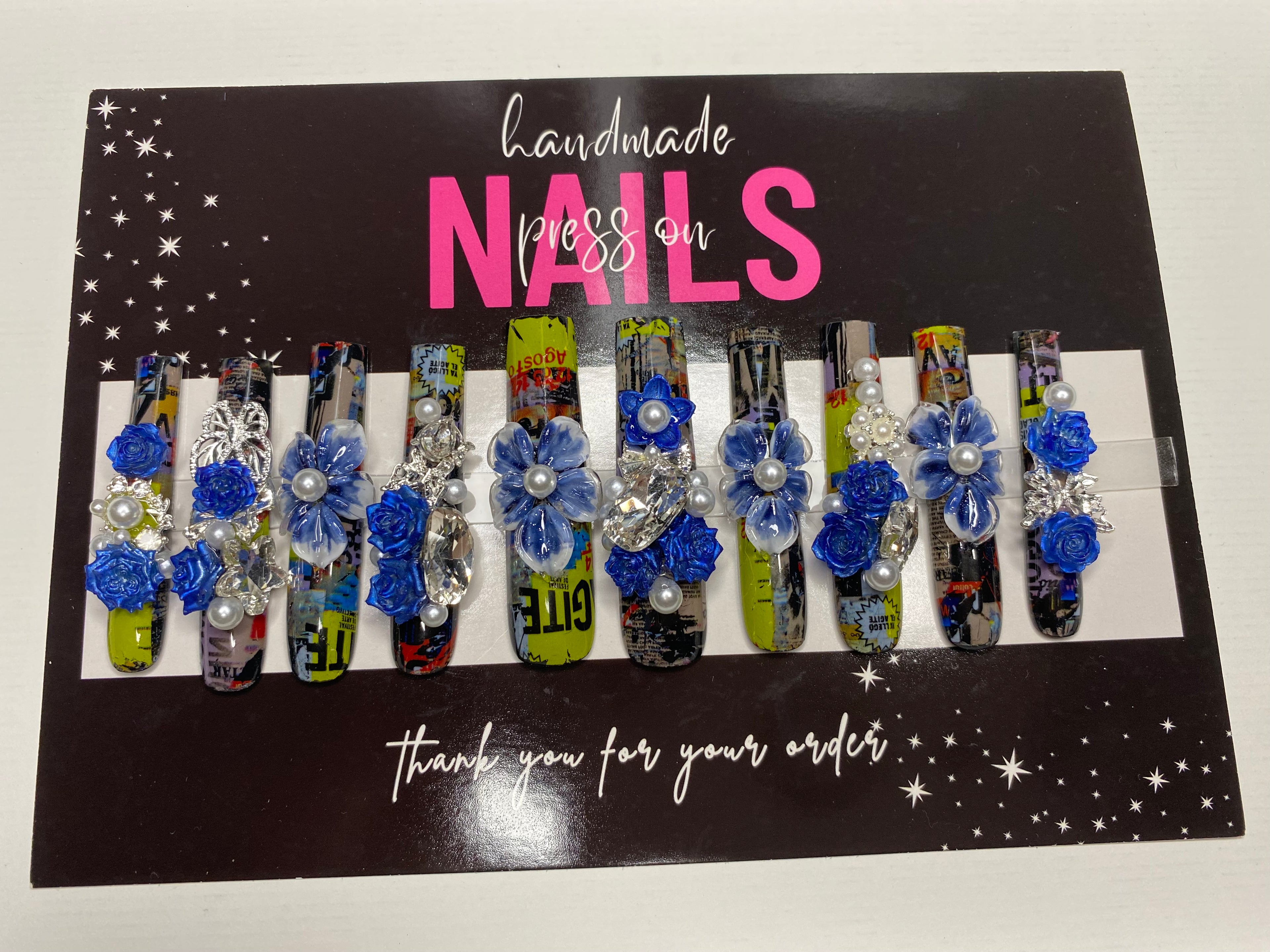 Long Press-On Nails (Medium Size)