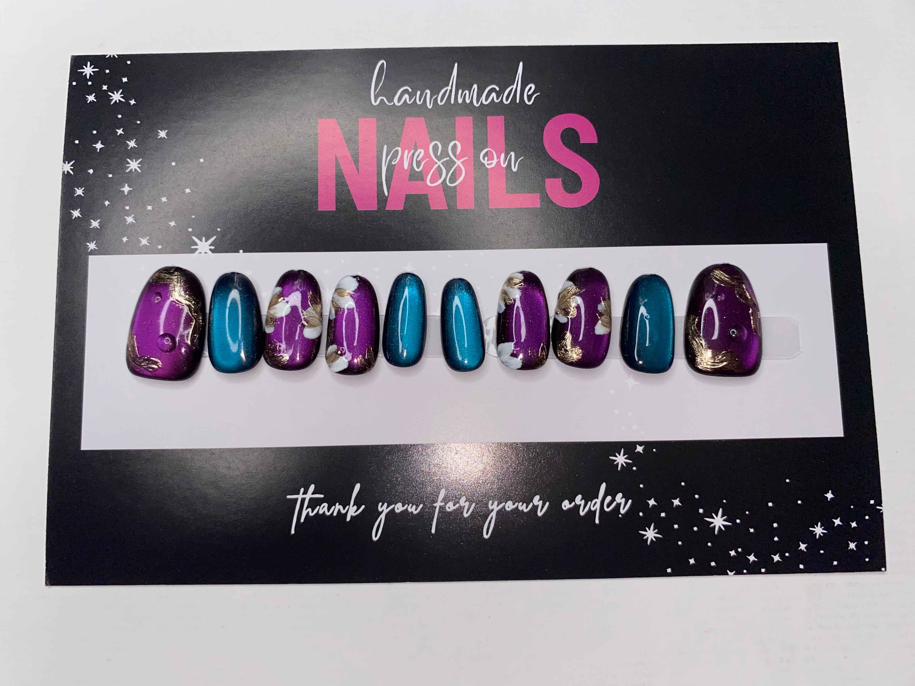 Short Press-On Nails (Medium Size)