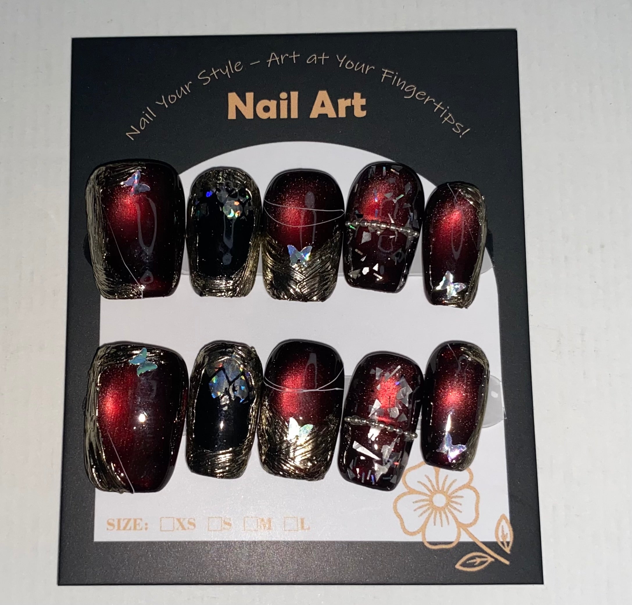 Size Large Press-On Nails (Large Size)