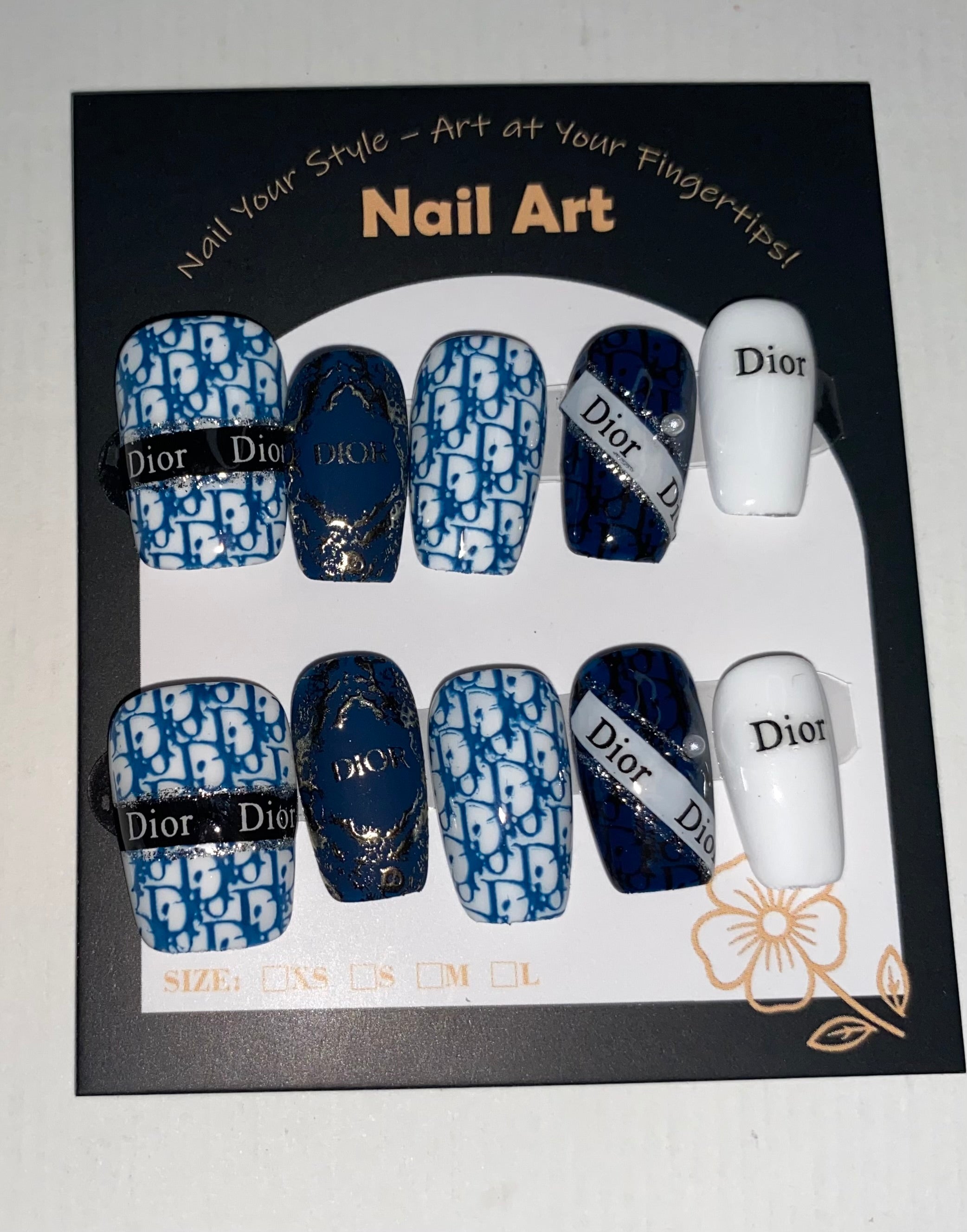Size Large Press-On Nails (Large Size)