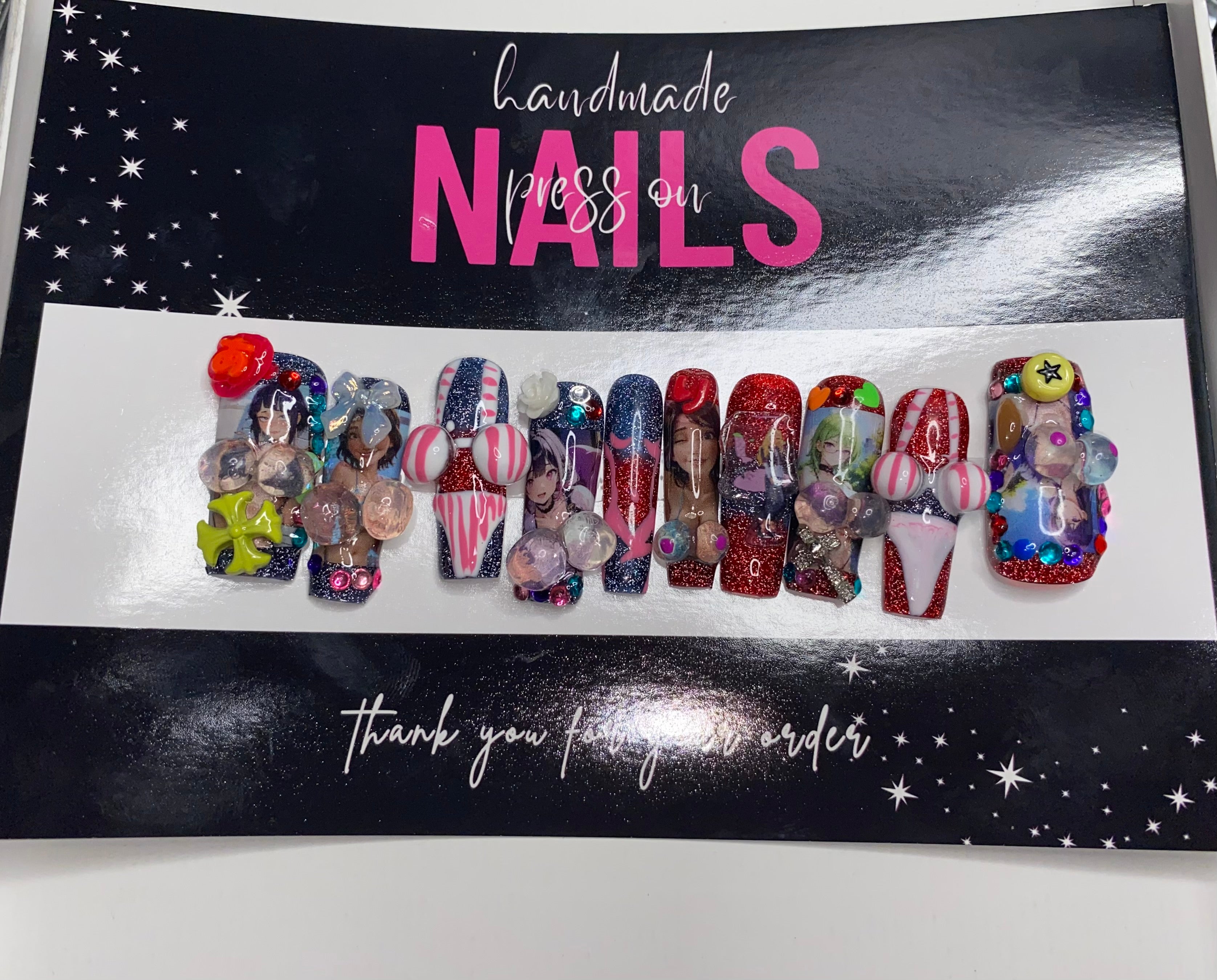Size Large Press-On Nails (Large Size)