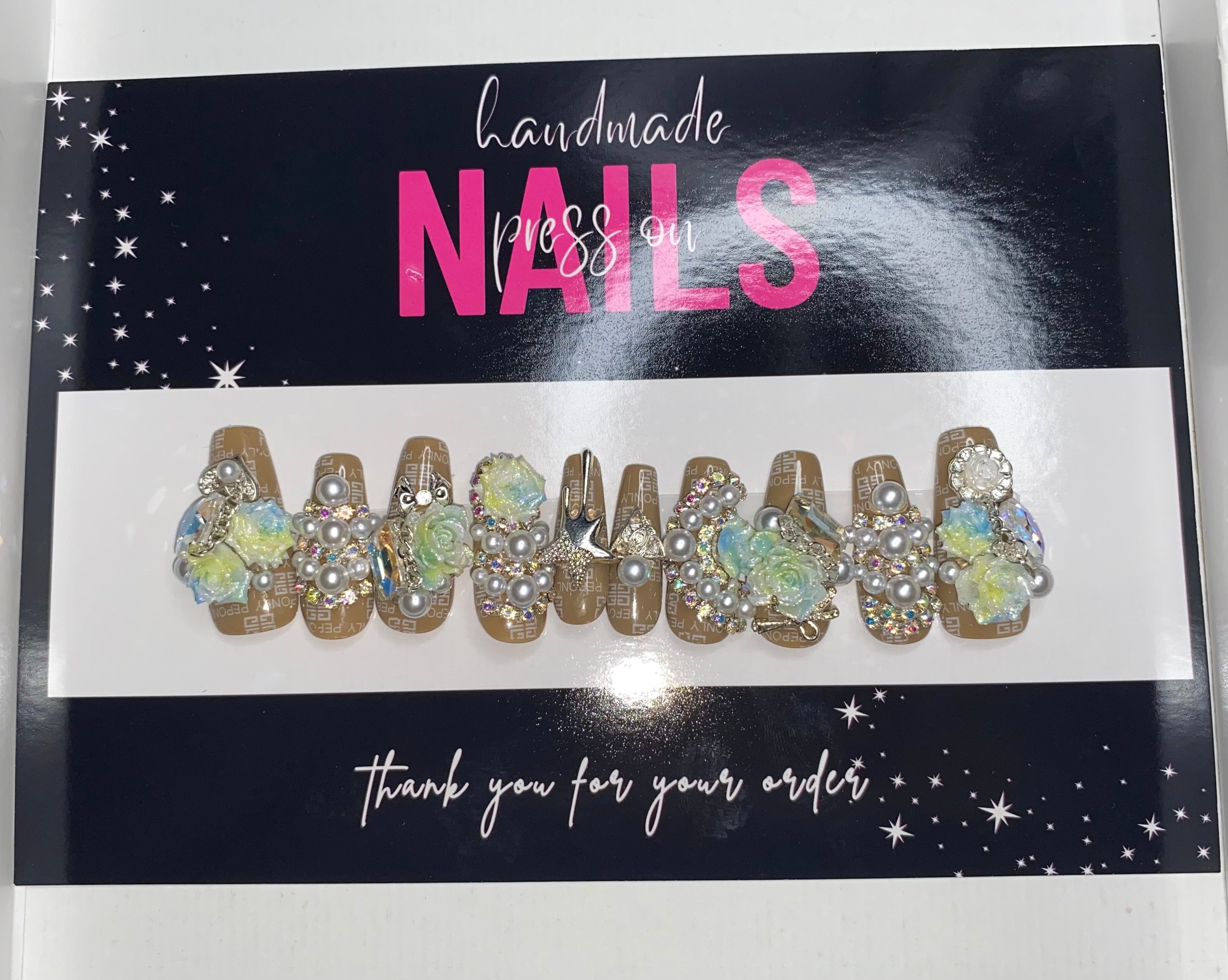 Size Large Press-On Nails (Large Size)