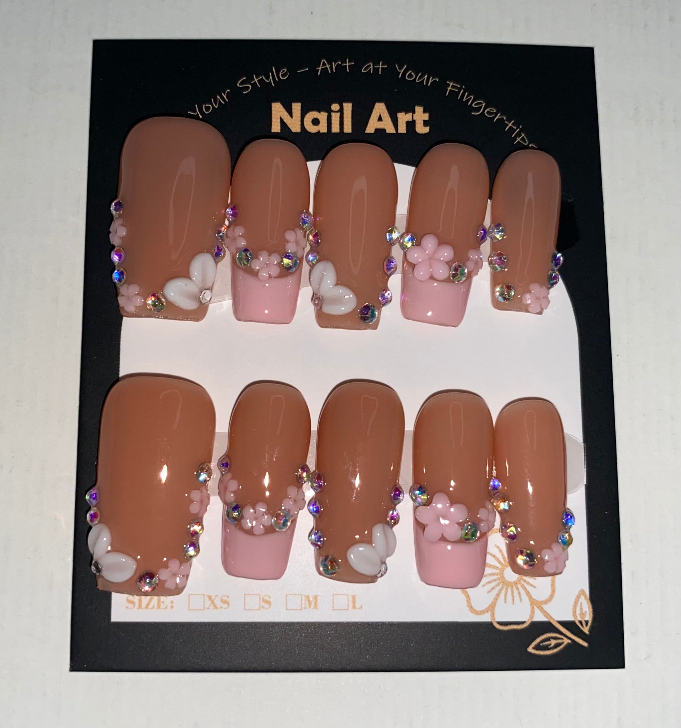 Size Large Press-On Nails (Large Size)